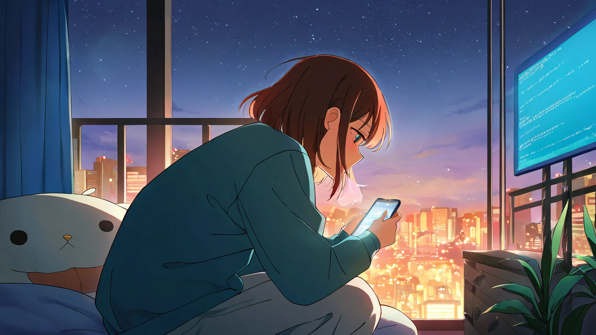 Bedroom Window Night Bedroom Window Night 0755425230 lofi anime wallpaper free download