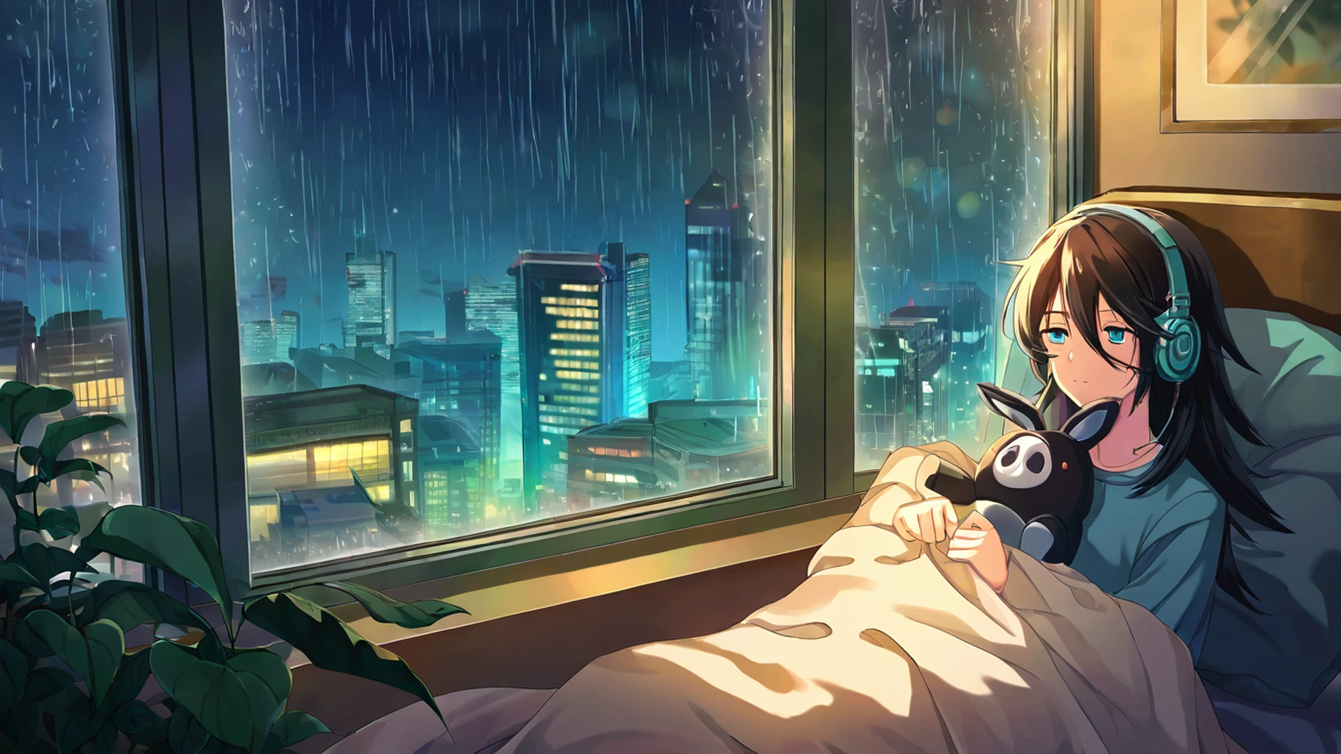 Bedroom Window Night Bedroom Window Night 1681360146 lofi anime wallpaper free download