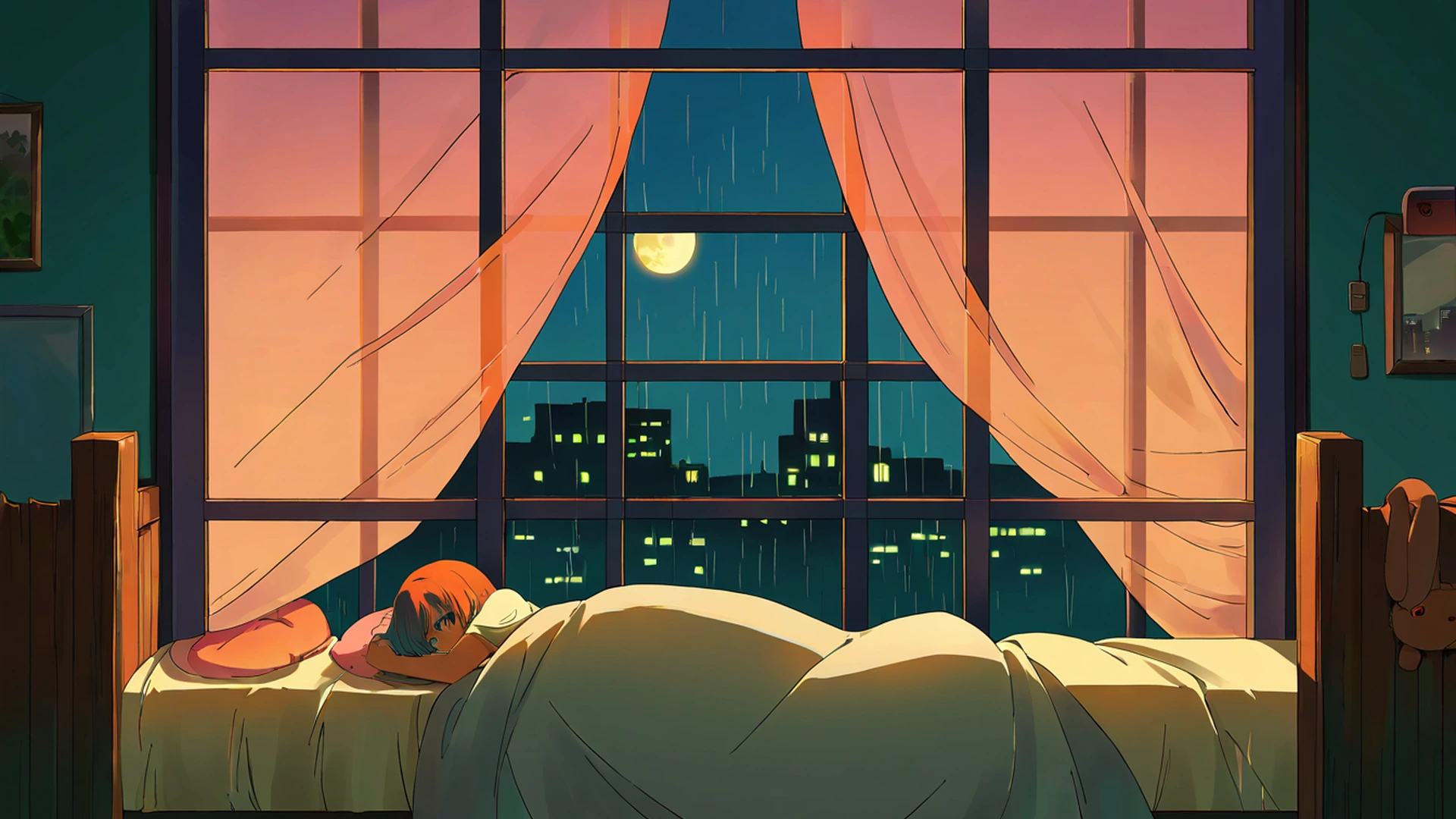 Bedroom Window Night Bedroom Window Night 1848322059 lofi anime wallpaper free download