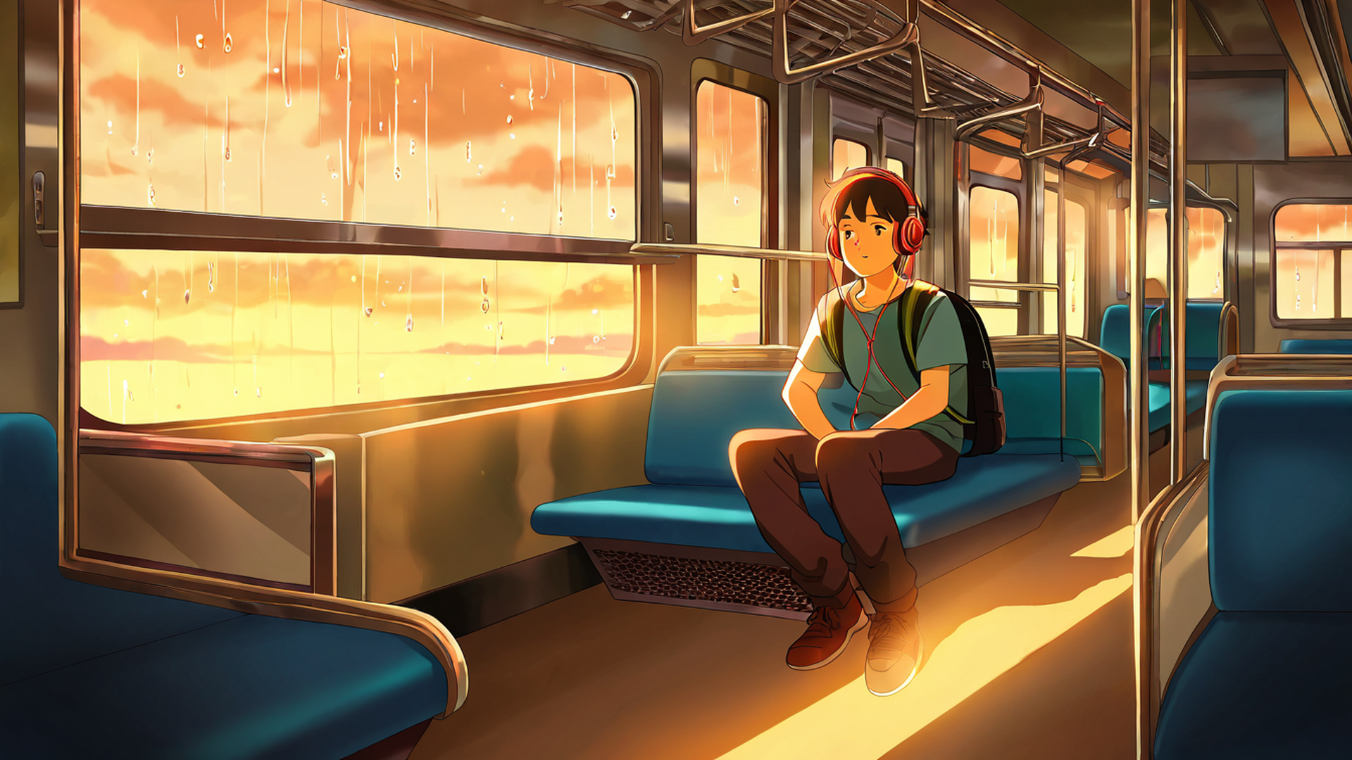 Boy Train Headphones Boy Train Headphones 0692749391 lofi anime wallpaper free download