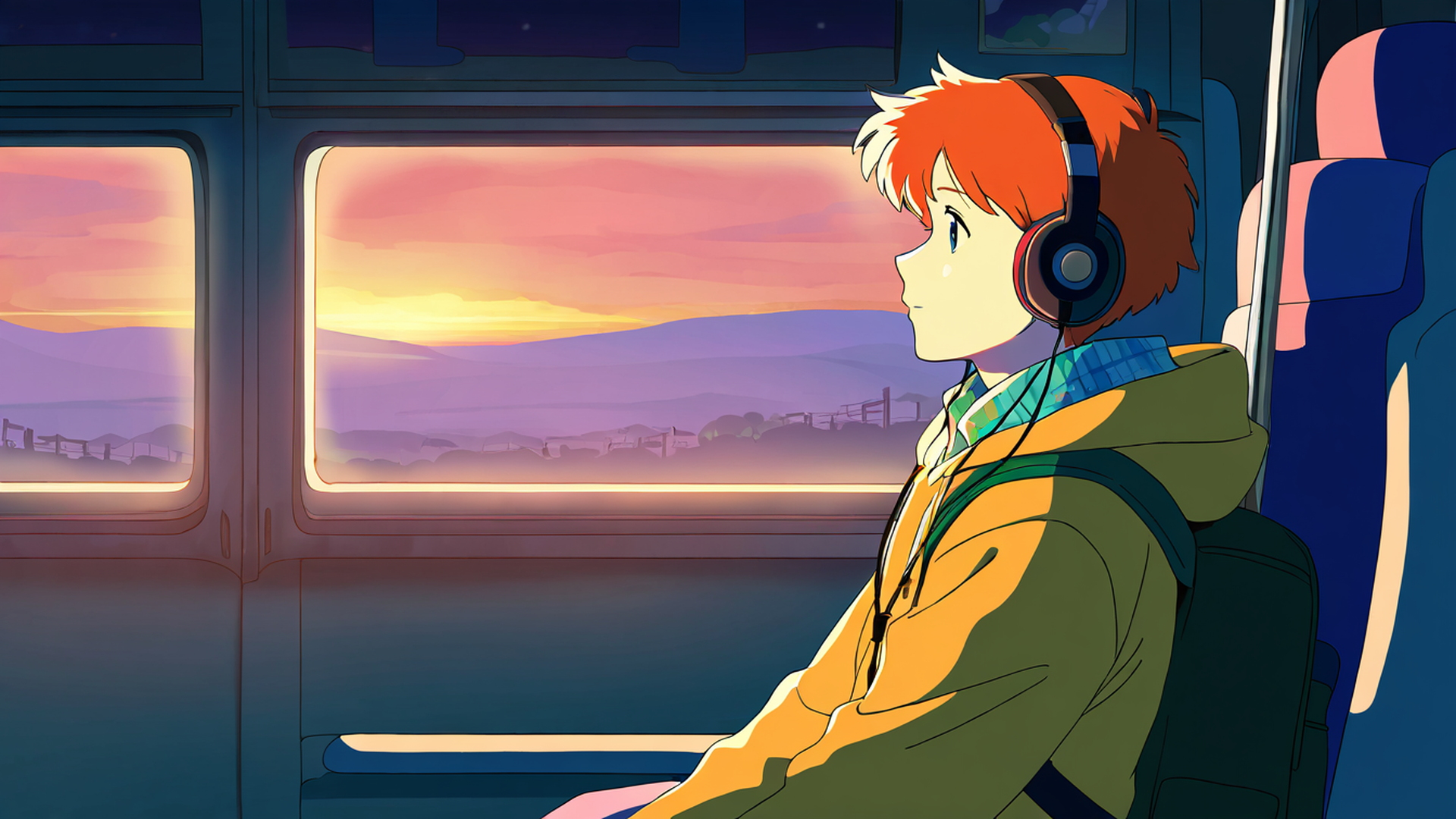 Boy Train Headphones Boy Train Headphones 1554251703 lofi anime wallpaper free download