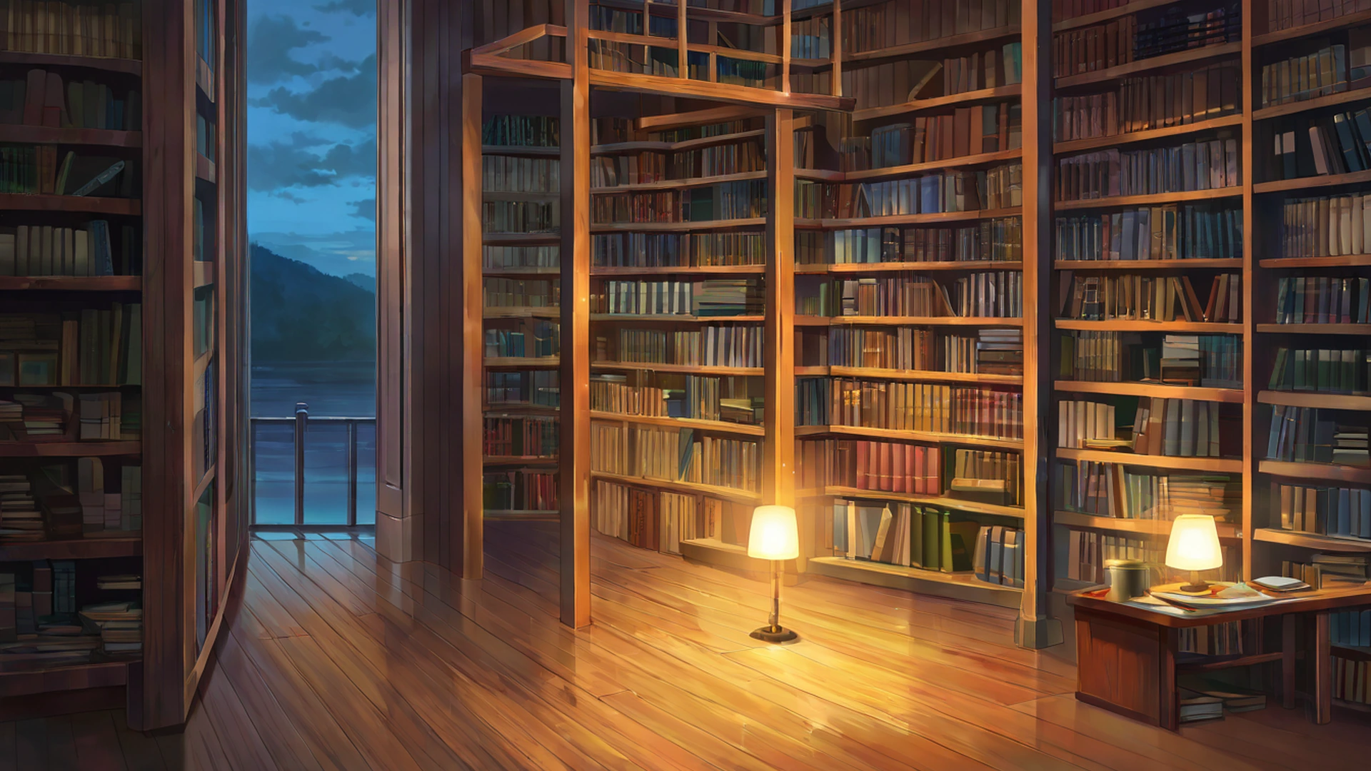 Cozy Bookshop Cozy Bookshop 1216375979 lofi anime wallpaper free download