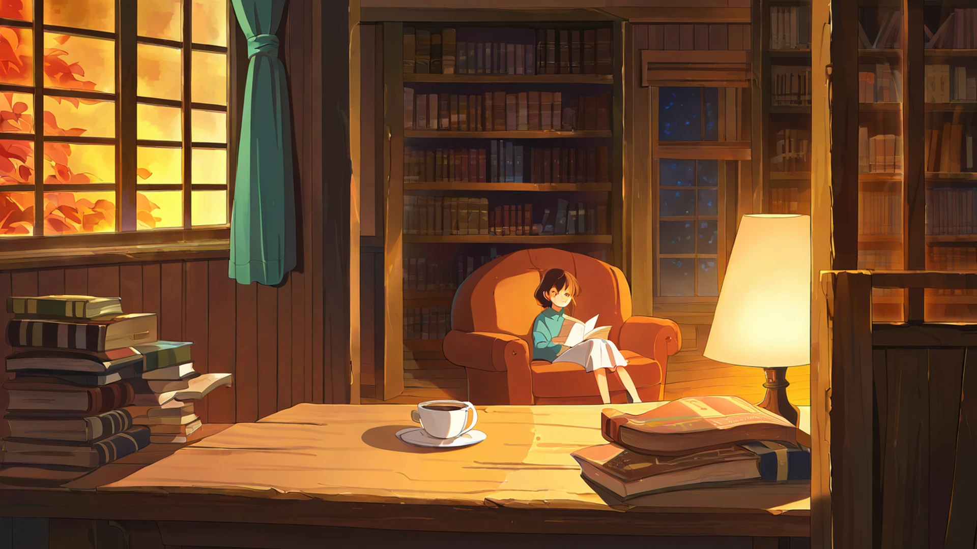 Cozy Bookshop Cozy Bookshop 1672188723 lofi anime wallpaper free download