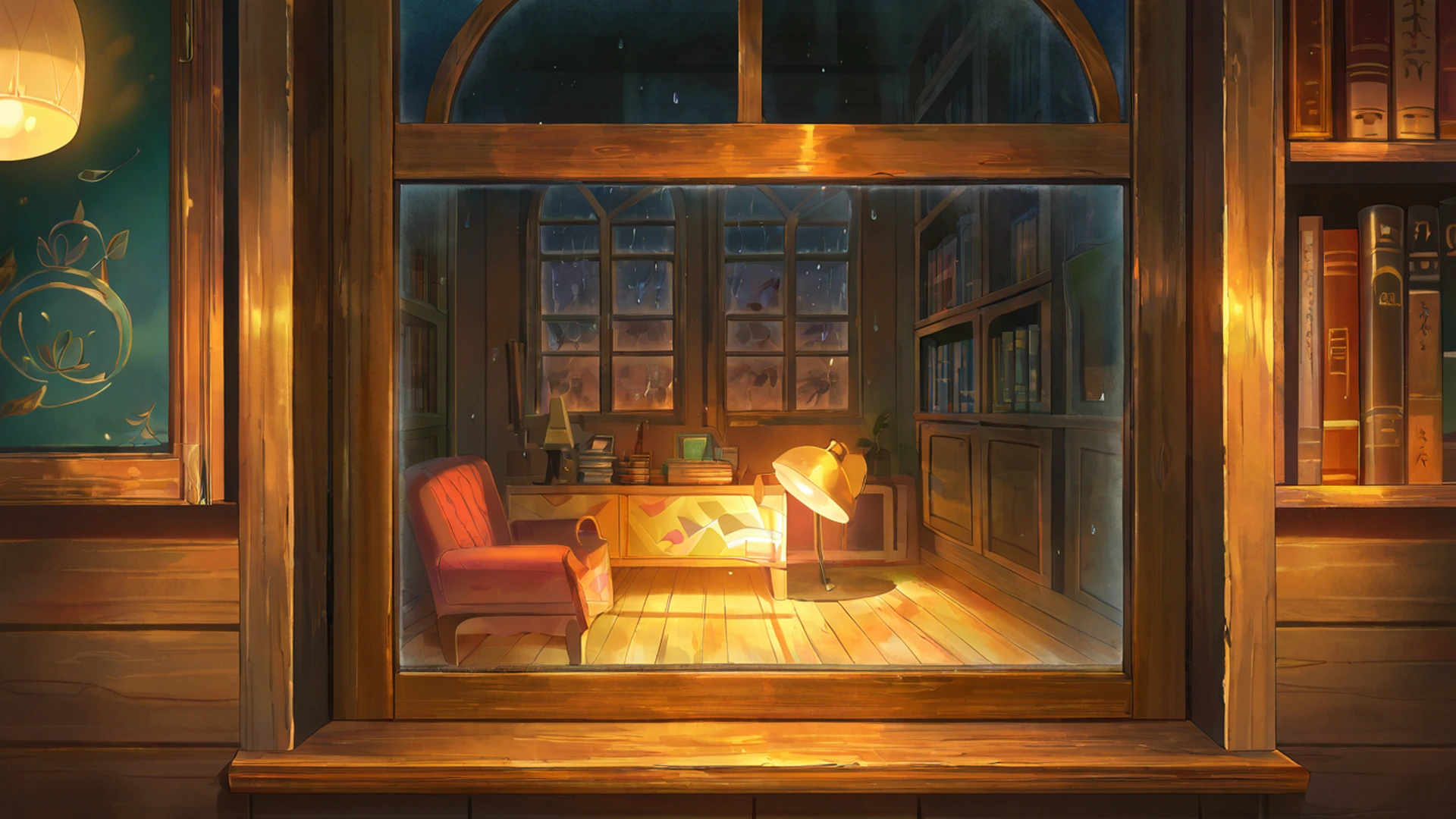 Cozy Bookshop Cozy Bookshop 1996263899 lofi anime wallpaper free download