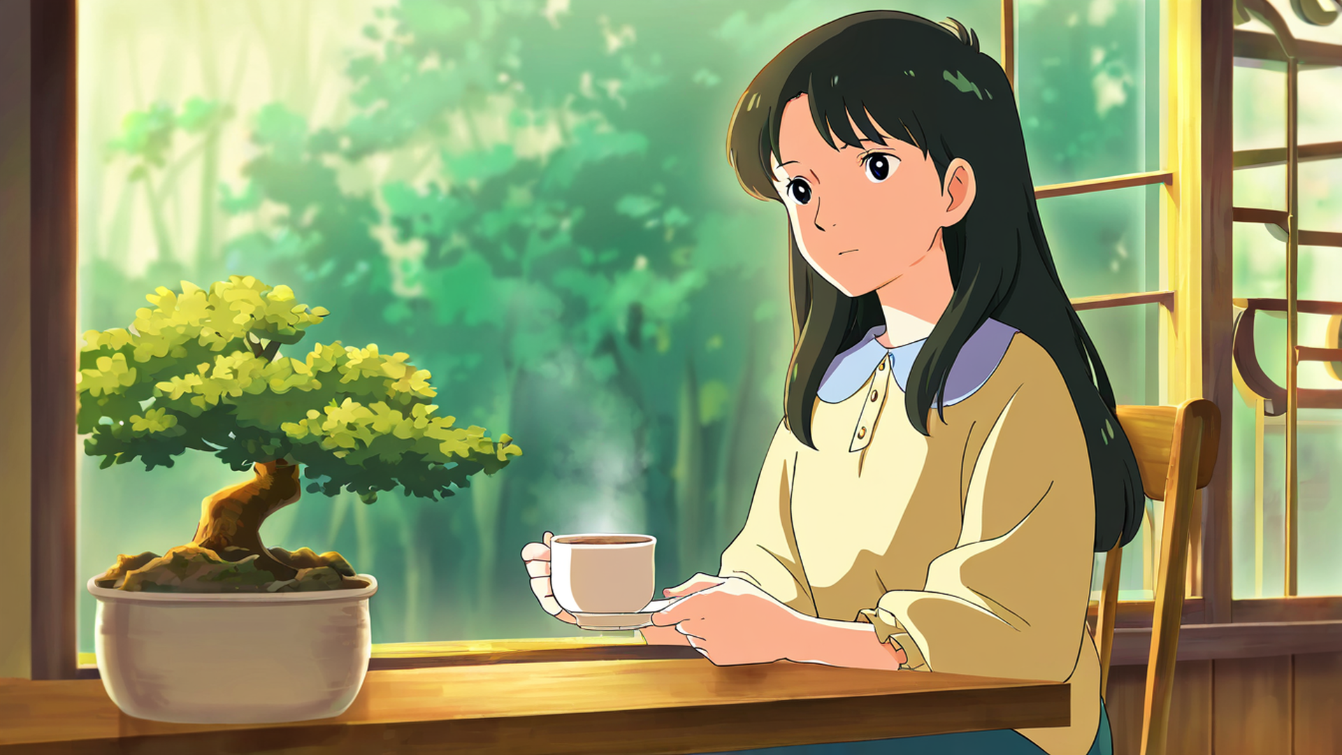 Girl Cafe Japan Girl Cafe Japan 1325192268 lofi anime wallpaper free download