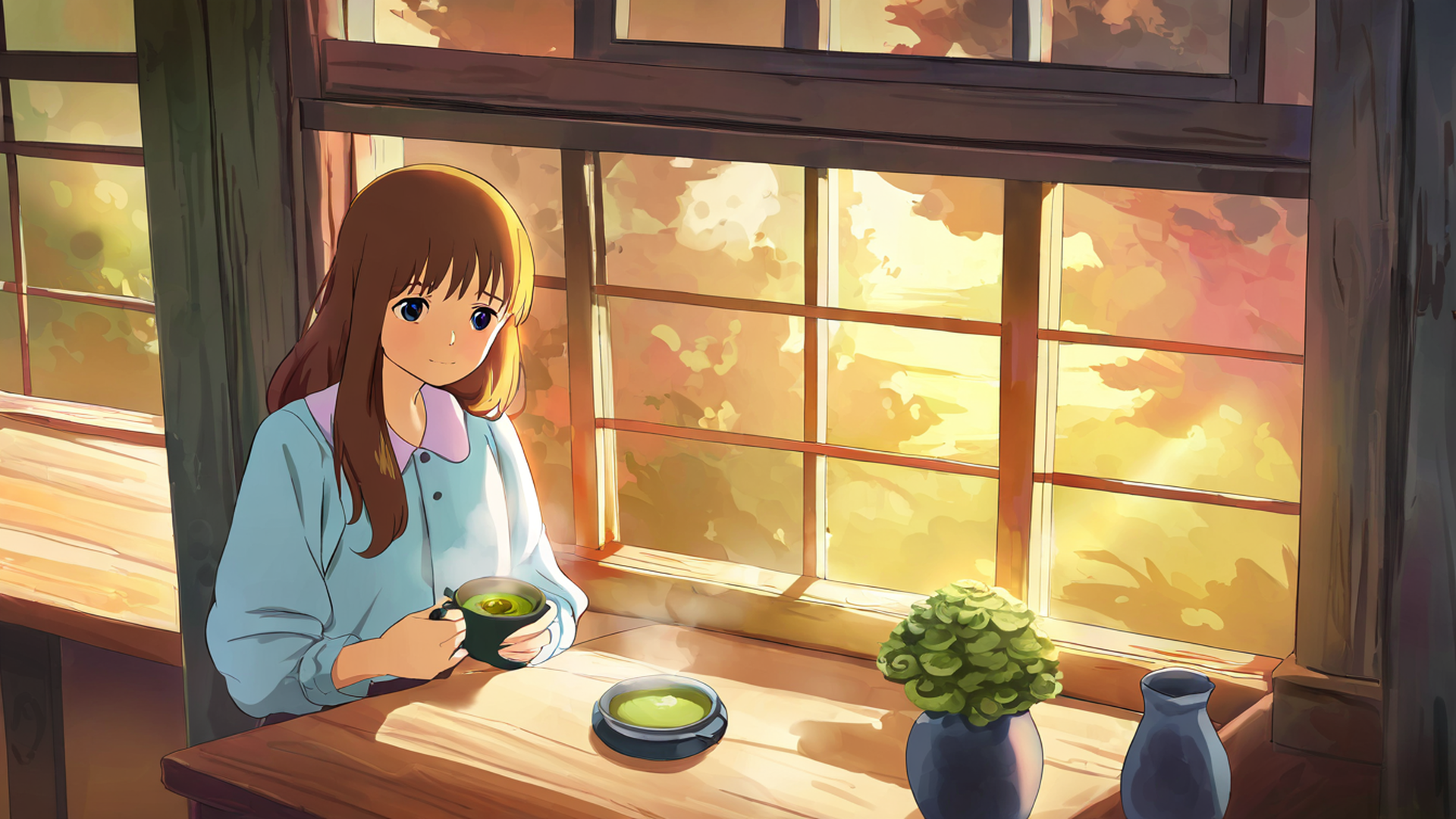 Girl Cafe Japan Girl Cafe Japan 1680500317 lofi anime wallpaper free download