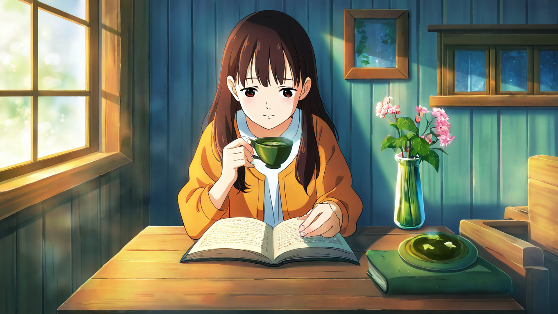 Girl Cafe Japan Girl Cafe Japan 1897029390 lofi anime wallpaper free download