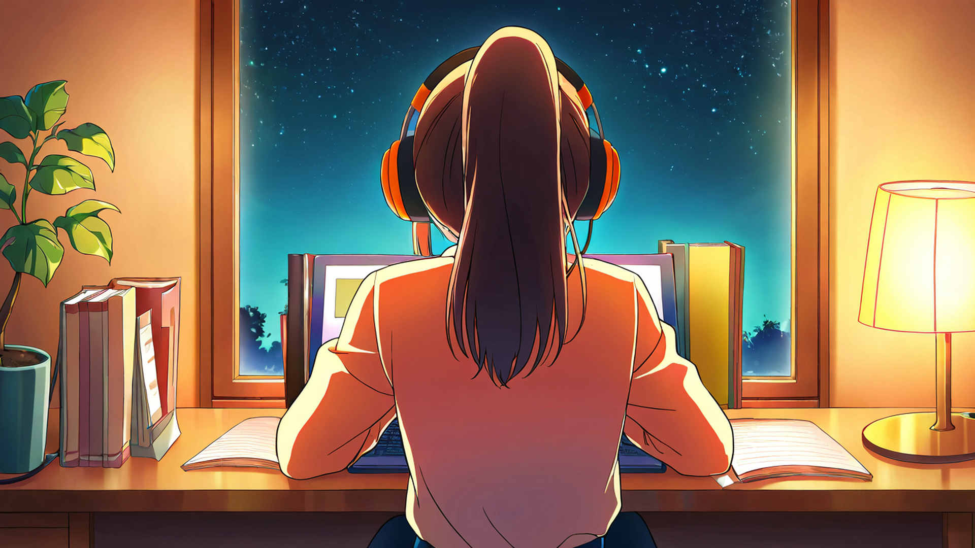 Girl Desk Night Lamp Girl Desk Night Lamp 0059587650 lofi anime wallpaper free download