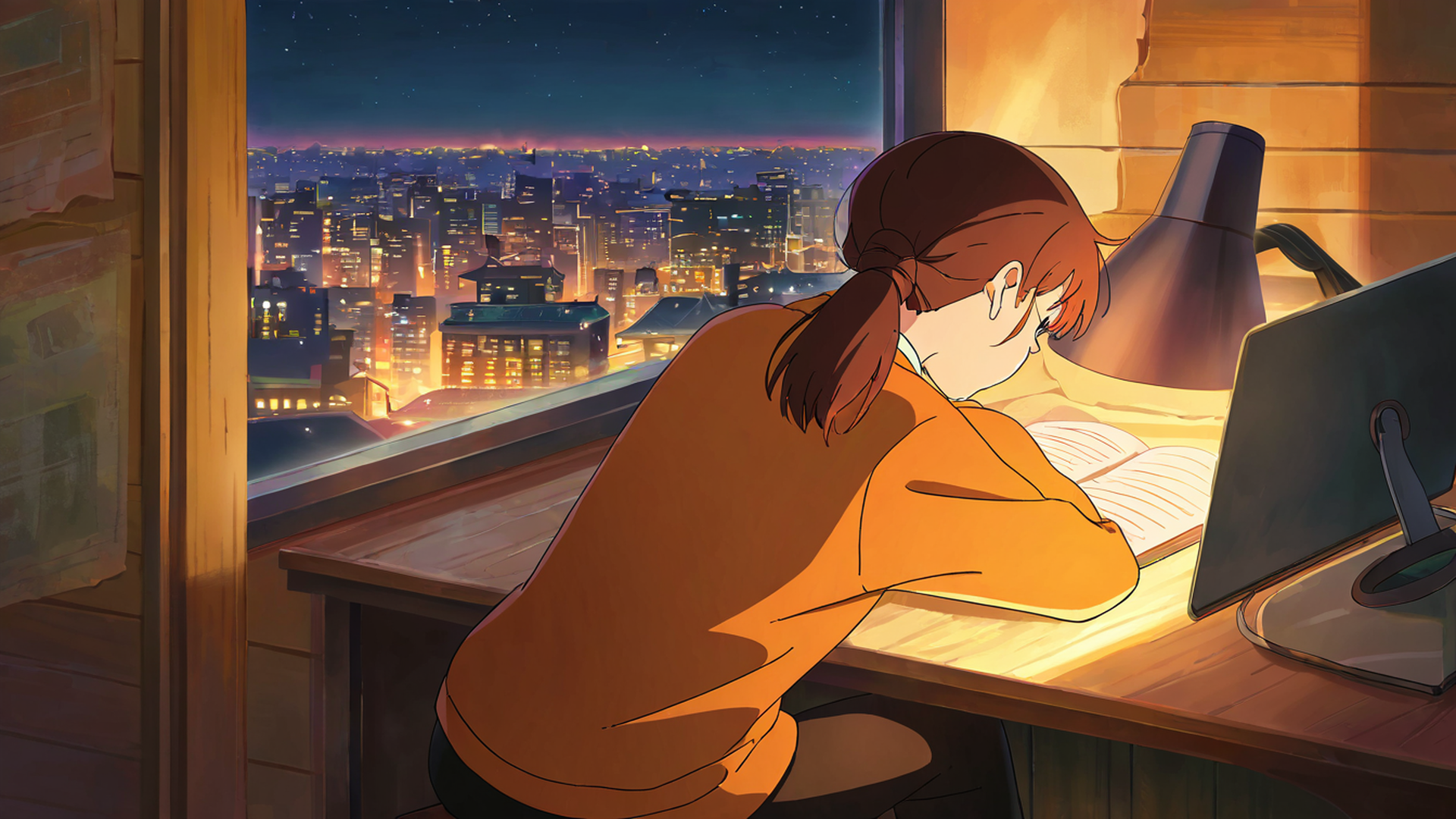 Girl Desk Night Lamp Girl Desk Night Lamp 1206891224 lofi anime wallpaper free download