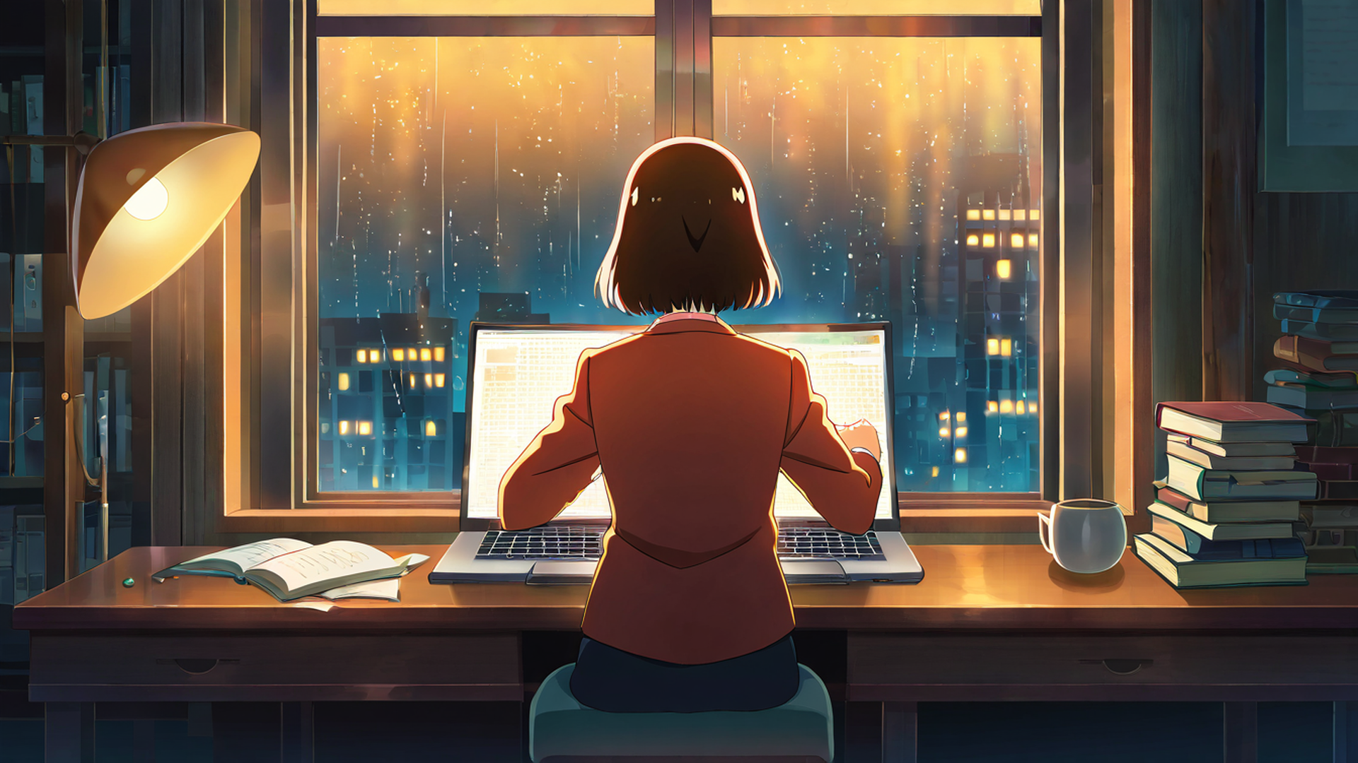 Girl Desk Night Lamp Girl Desk Night Lamp 1949068345 lofi anime wallpaper free download
