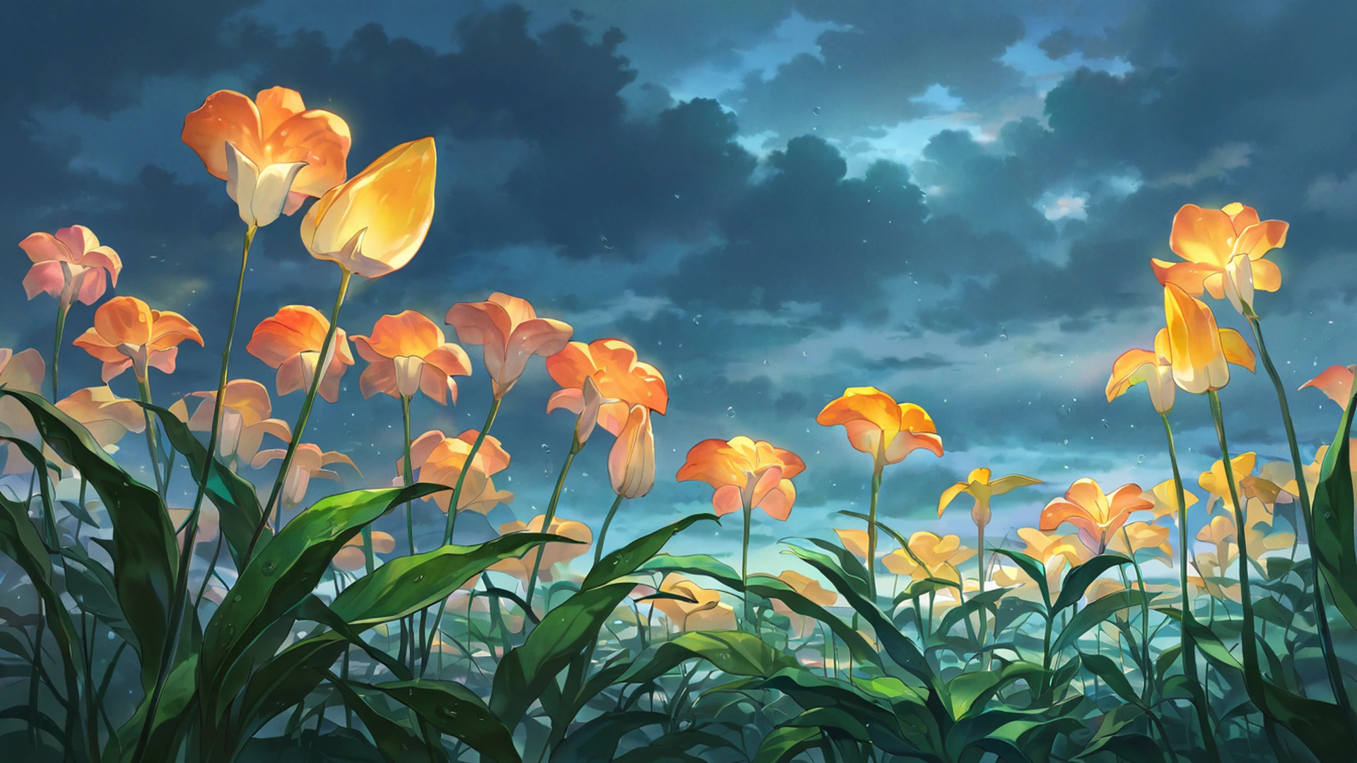 greenhouse morning lofi wallpaper