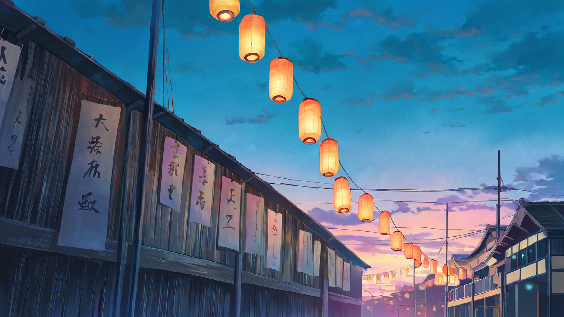 Lantern Festival Night Lantern Festival Night 0227355138 lofi anime wallpaper free download