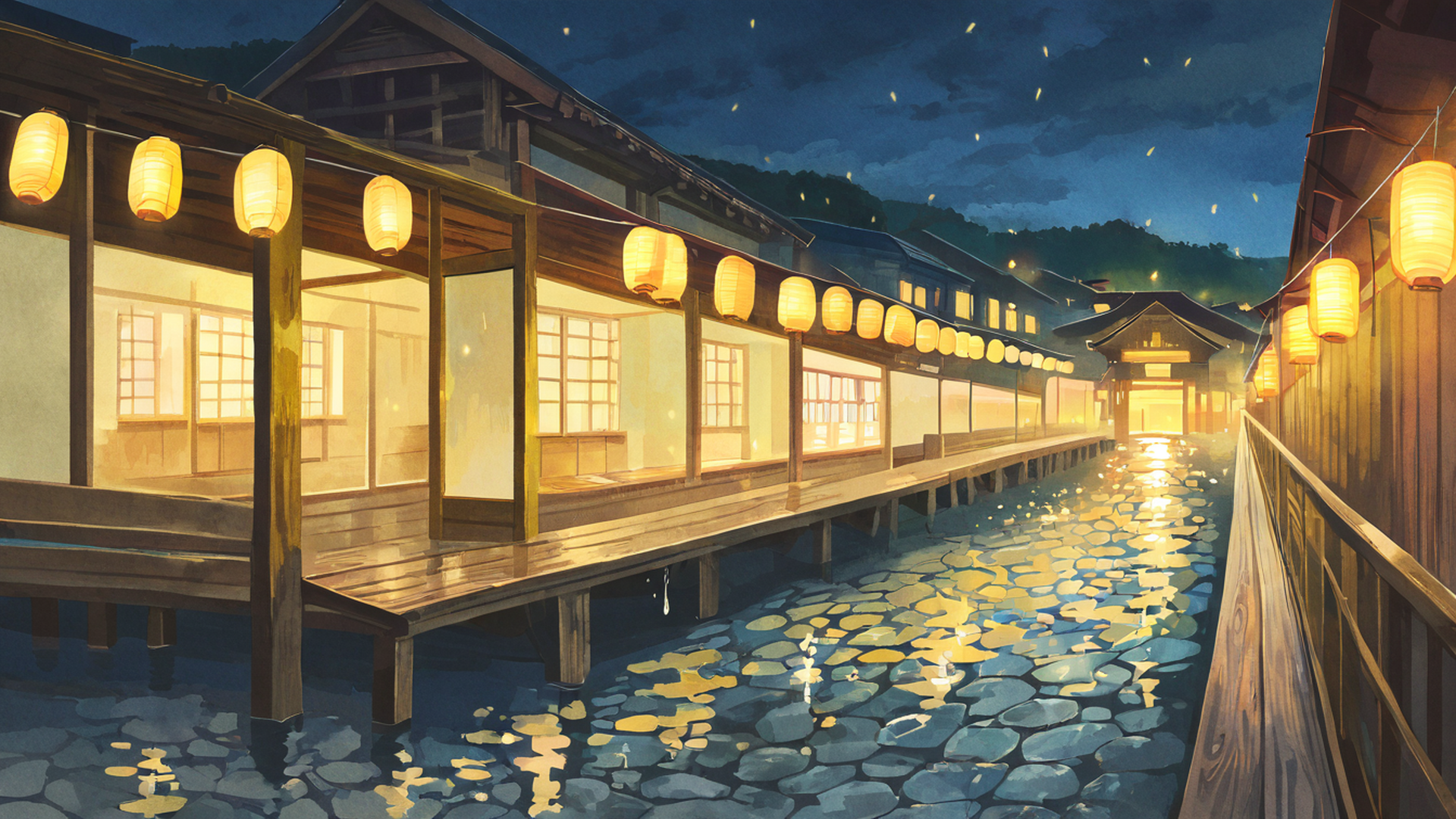 Lantern Festival Night Lantern Festival Night 0682237148 lofi anime wallpaper free download