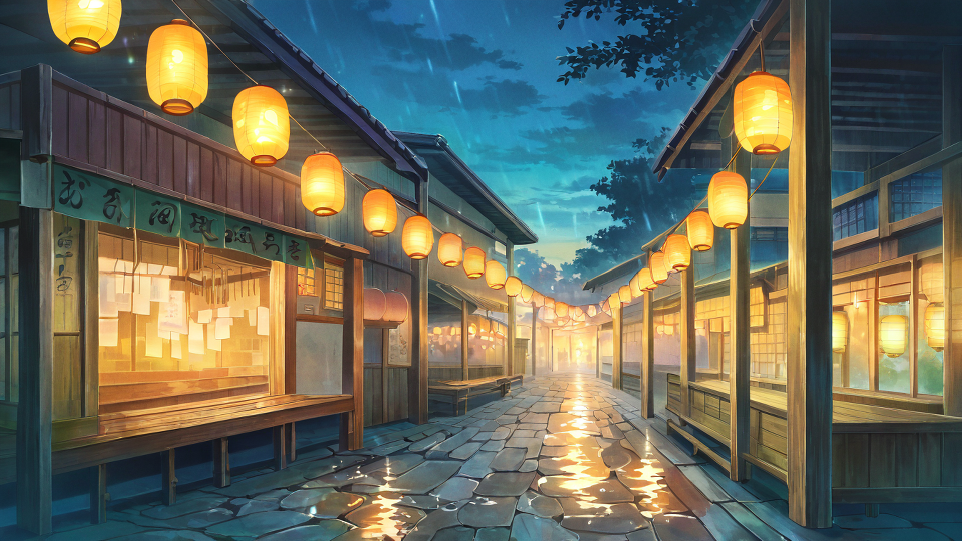 Lantern Festival Night Lantern Festival Night 1011075217 lofi anime wallpaper free download
