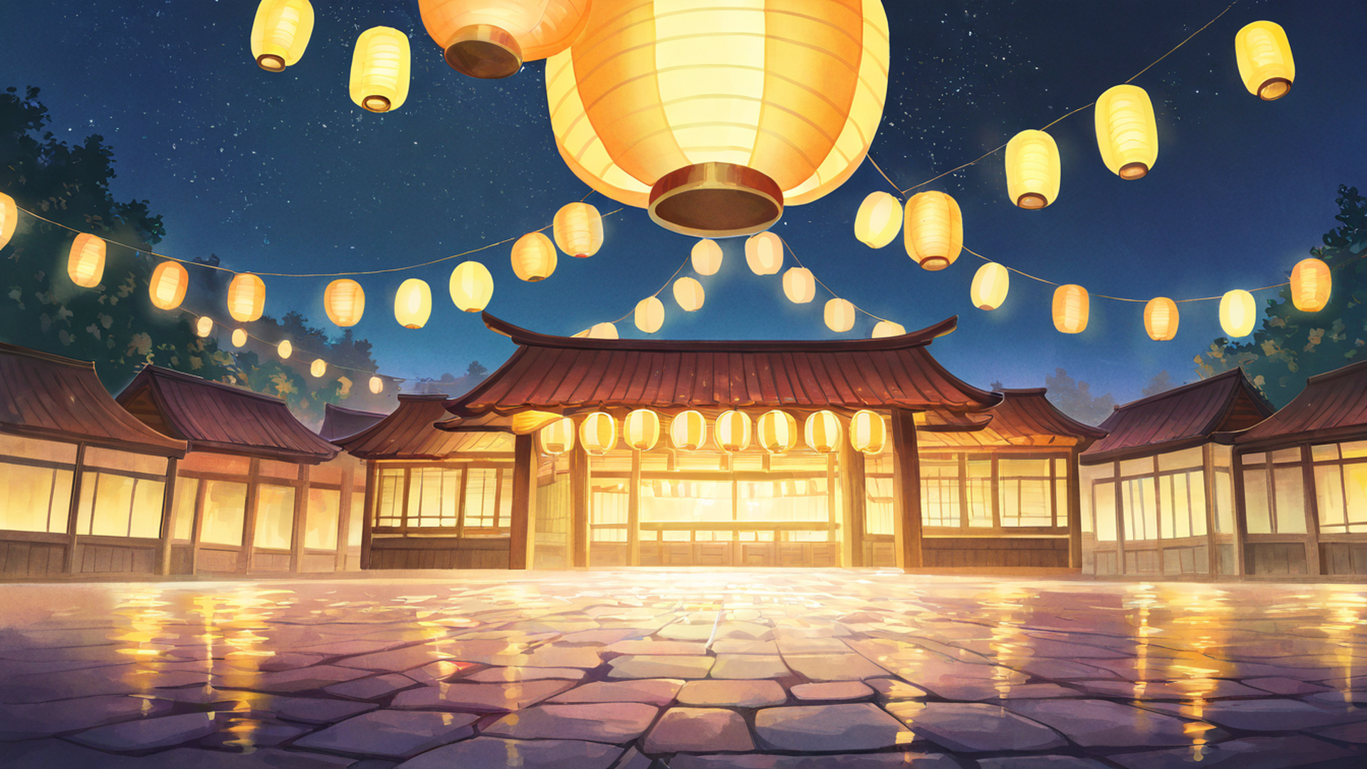 Lantern Festival Night Lantern Festival Night 2089651479 lofi anime wallpaper free download