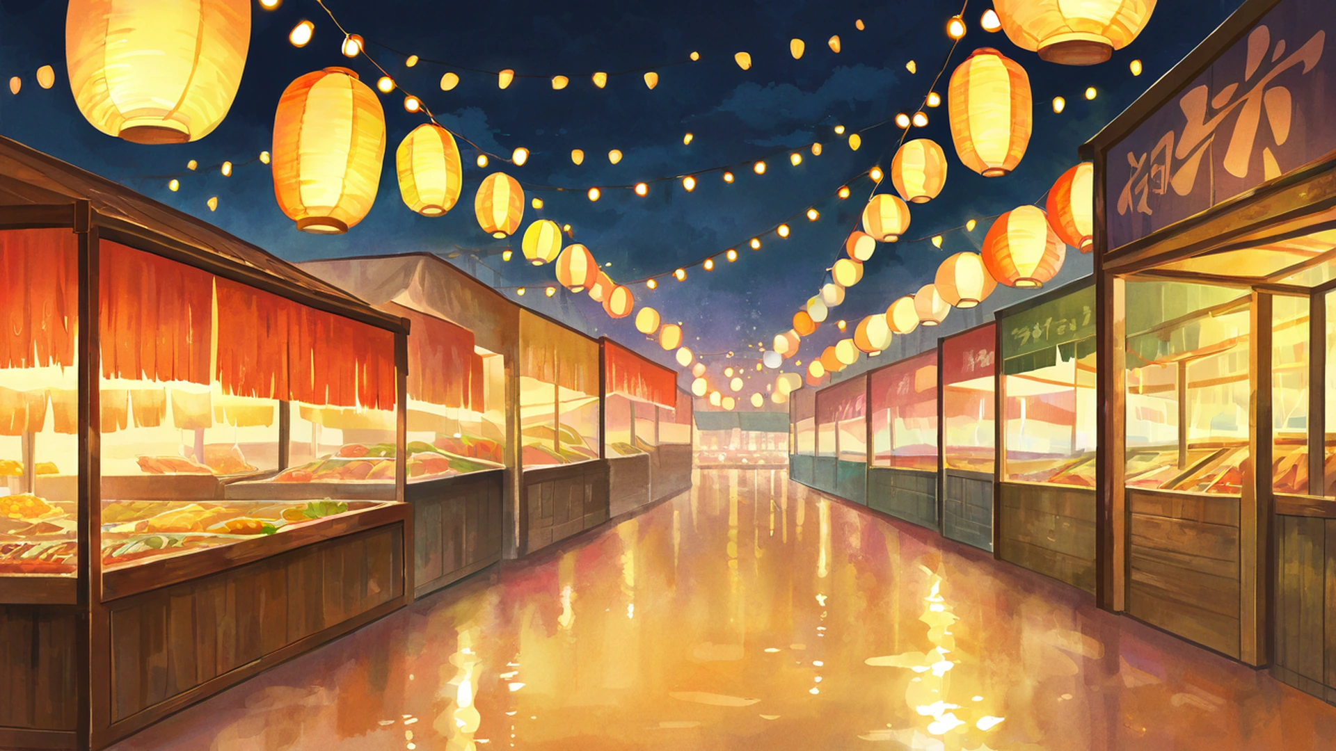 Night Market Night Market 1578751427 lofi anime wallpaper free download