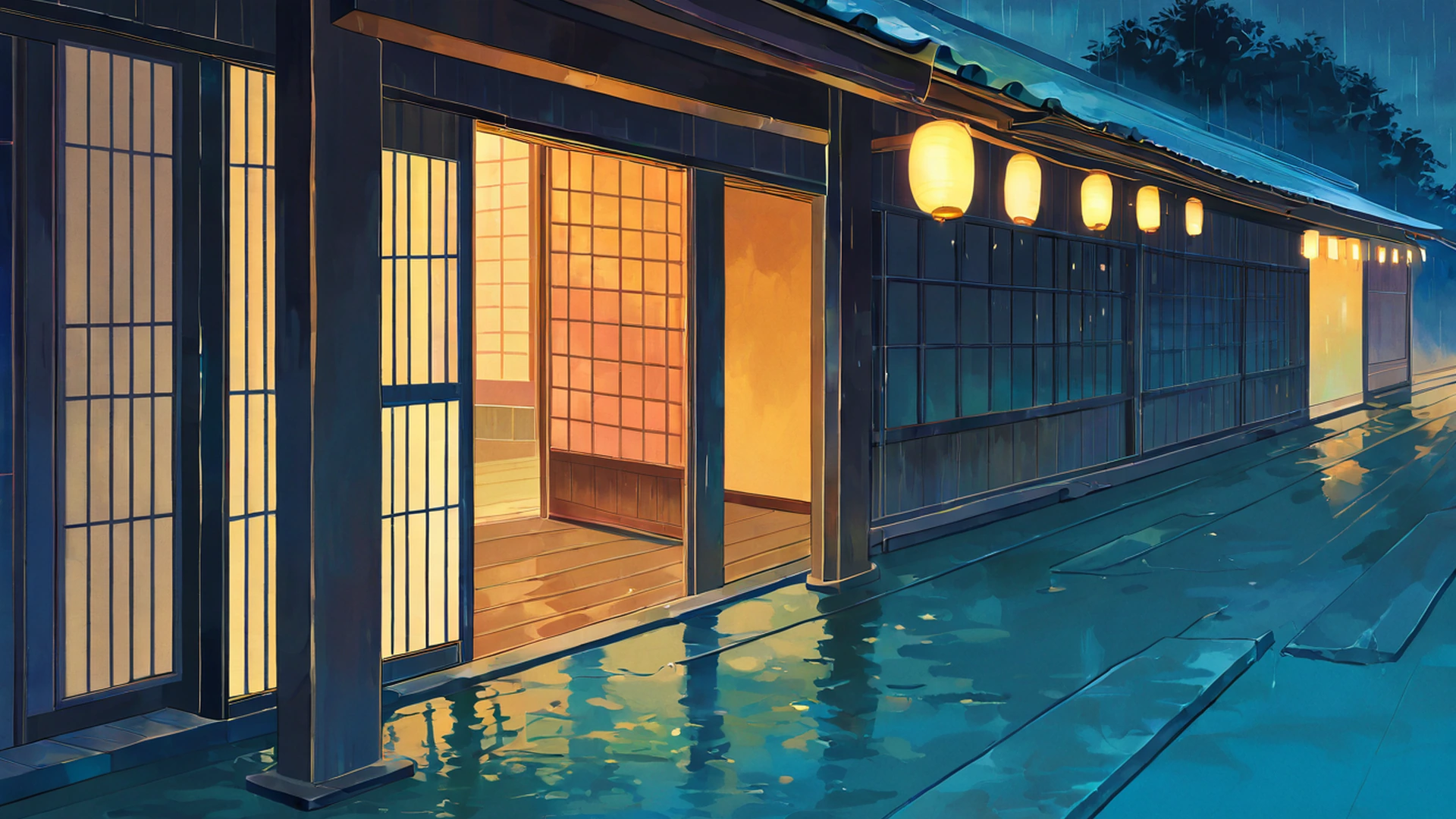 Old Alley Rain Old Alley Rain 0528436993 lofi anime wallpaper free download