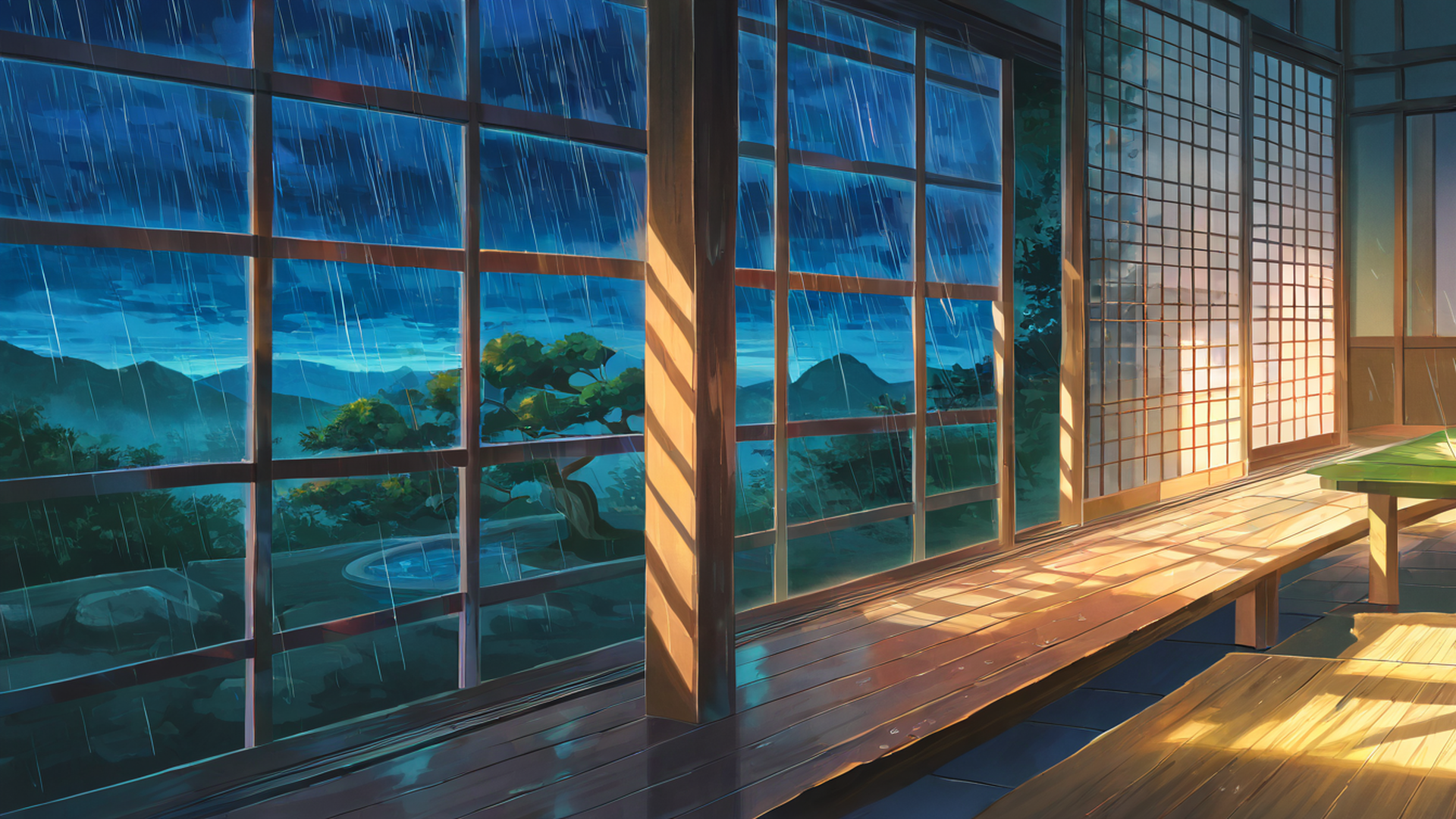 Rainy Porch Engawa Rainy Porch Engawa 0007476884 lofi anime wallpaper free download