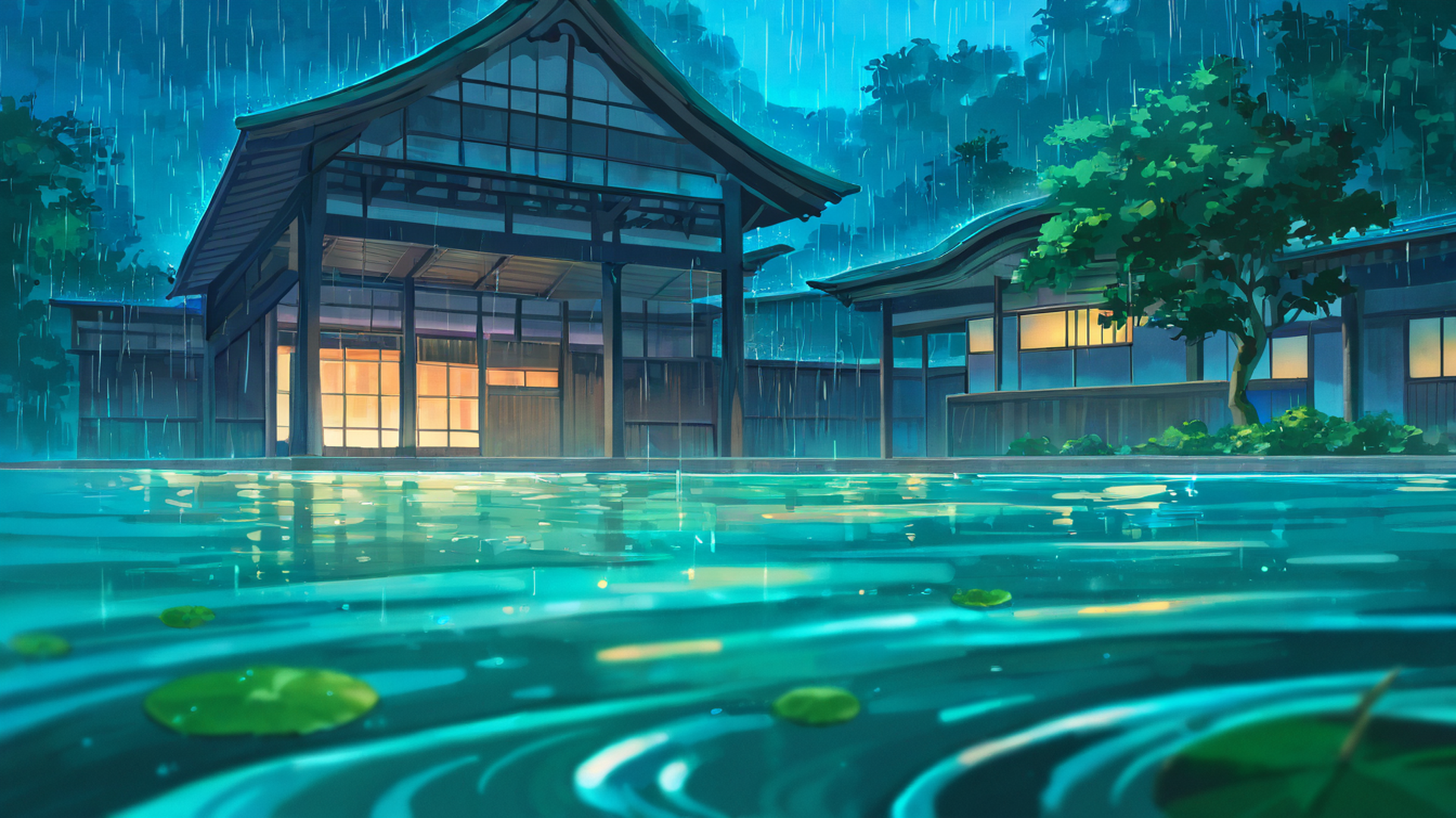 Rainy Porch Engawa Rainy Porch Engawa 0112412753 lofi anime wallpaper free download