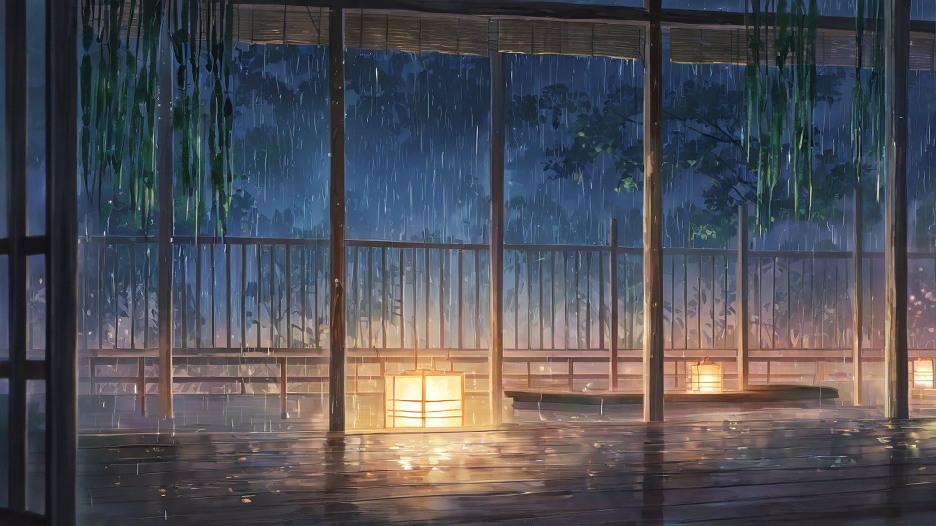 Rainy Porch Engawa Rainy Porch Engawa 0884578655 lofi anime wallpaper free download