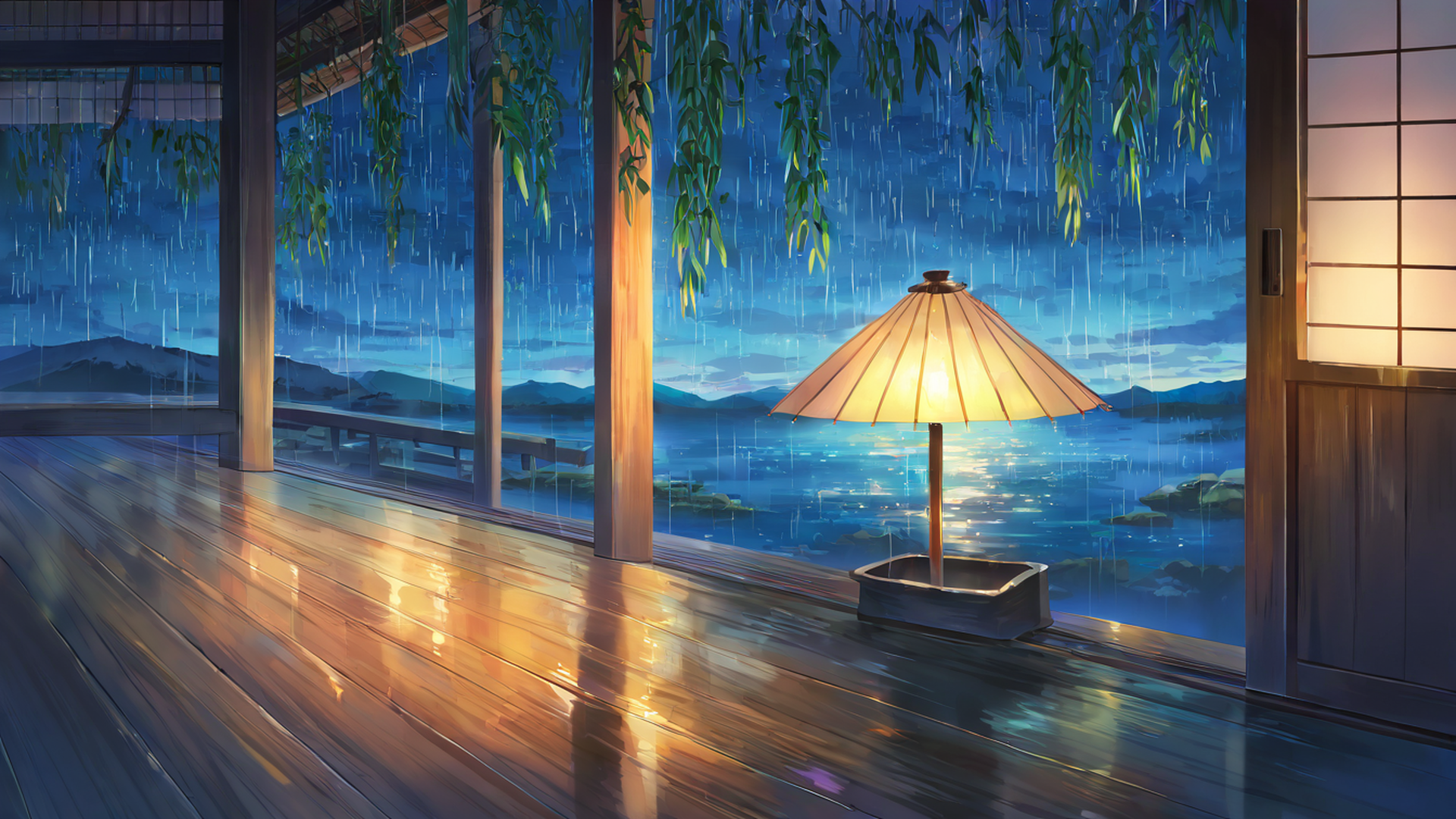 Rainy Porch Engawa Rainy Porch Engawa 1162203003 lofi anime wallpaper free download