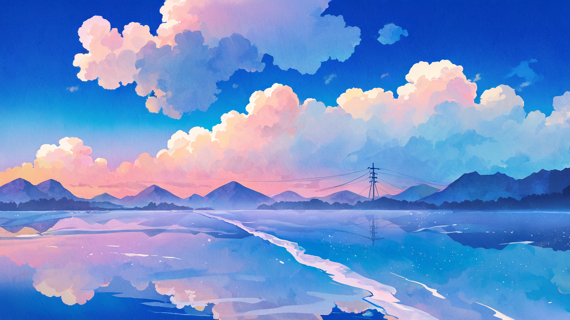 Rice Fields Summer Rice Fields Summer 0256929646 lofi anime wallpaper free download
