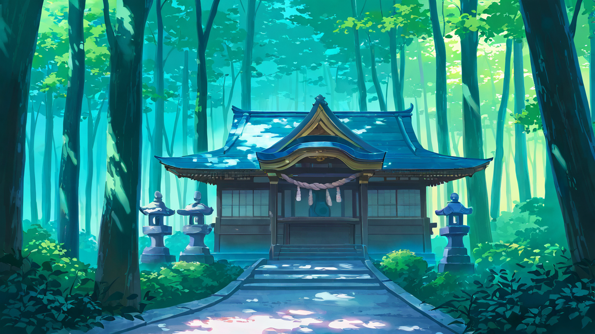 Shrine Torii Shrine Torii 0188100749 lofi anime wallpaper free download