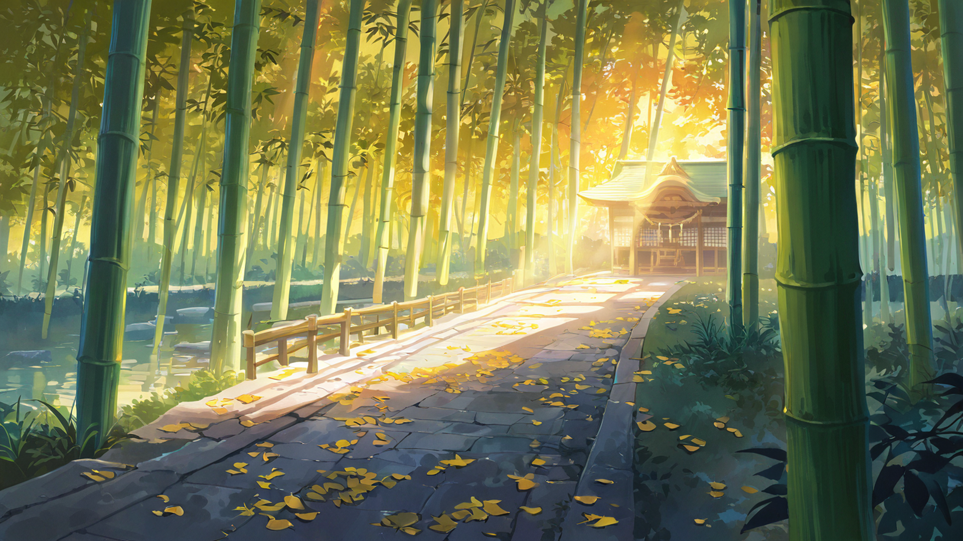 Shrine Torii Shrine Torii 0544750037 lofi anime wallpaper free download
