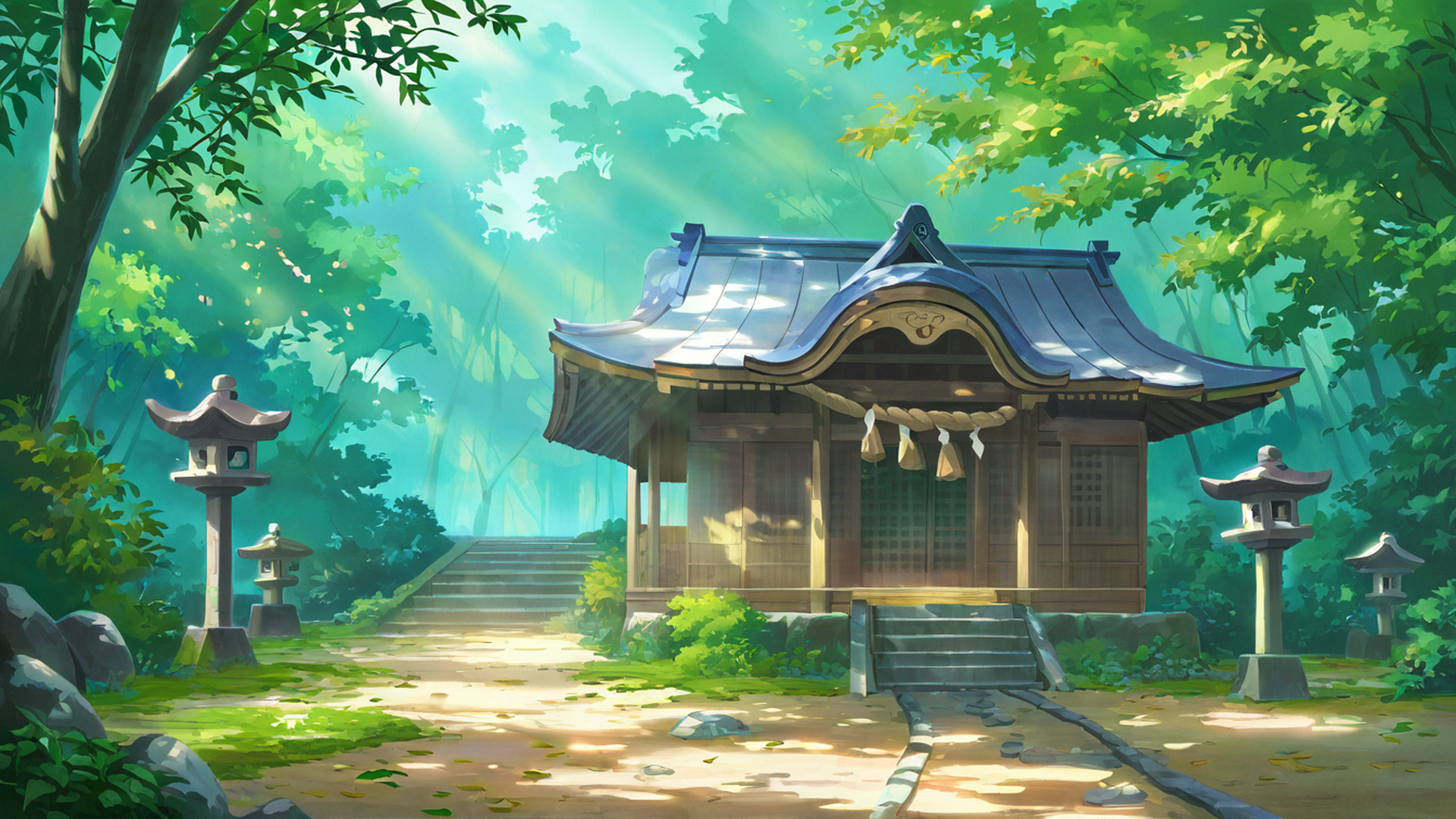 Shrine Torii Shrine Torii 0568696947 lofi anime wallpaper free download