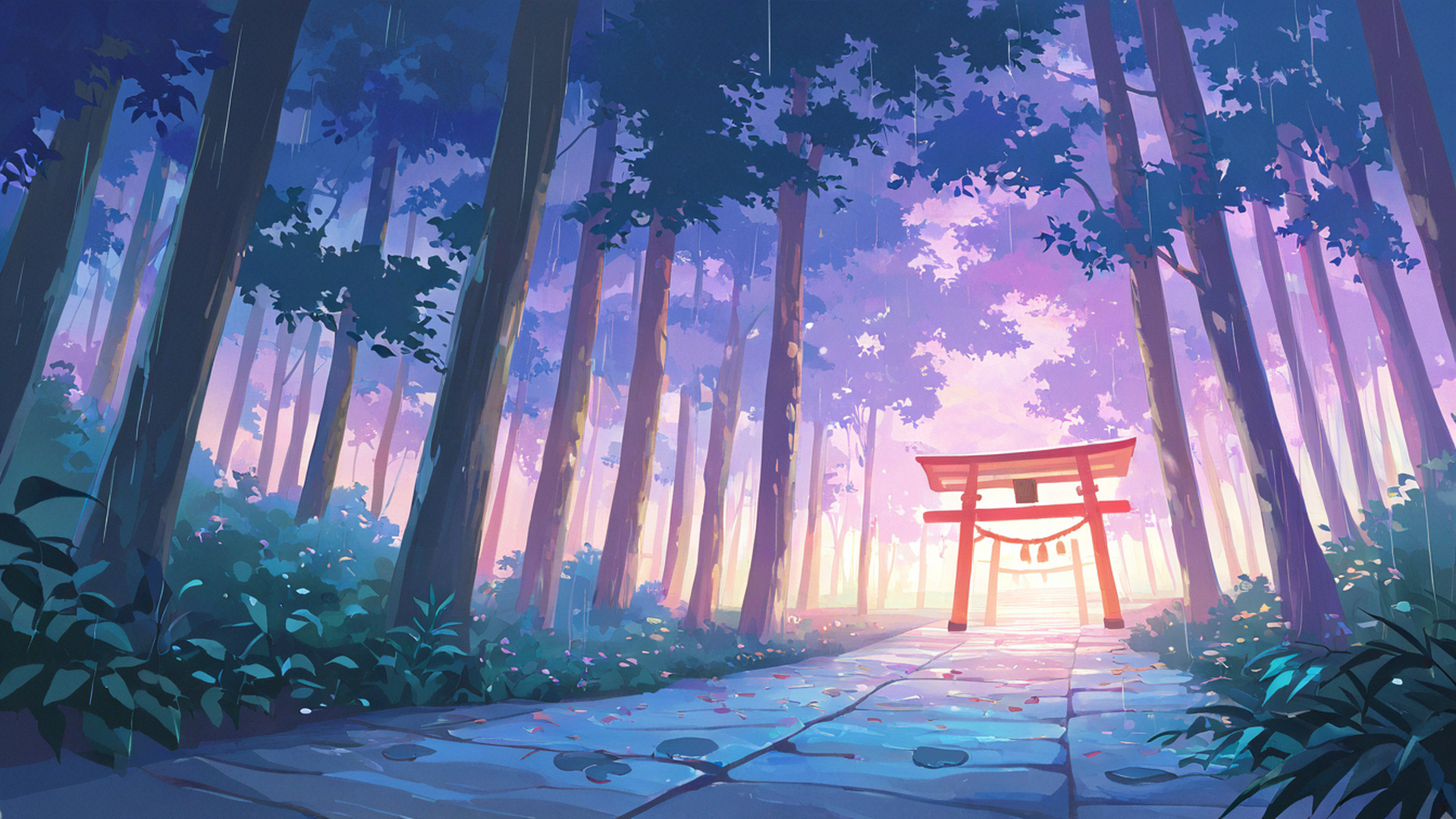 Shrine Torii Shrine Torii 0704694879 lofi anime wallpaper free download
