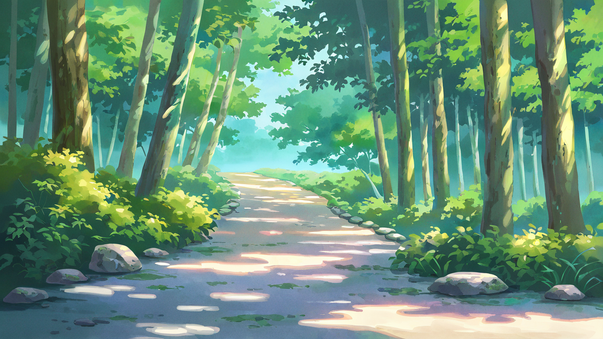 shrine torii lofi wallpaper