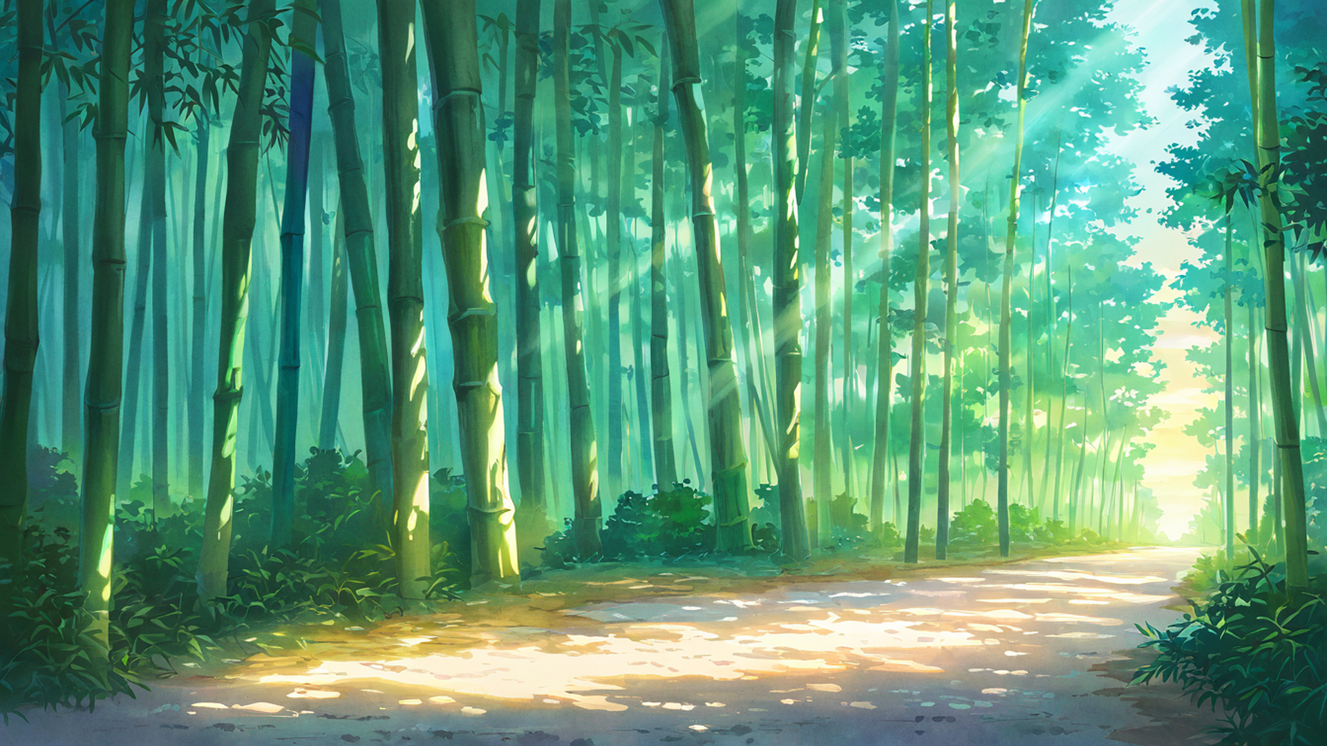 shrine torii lofi wallpaper