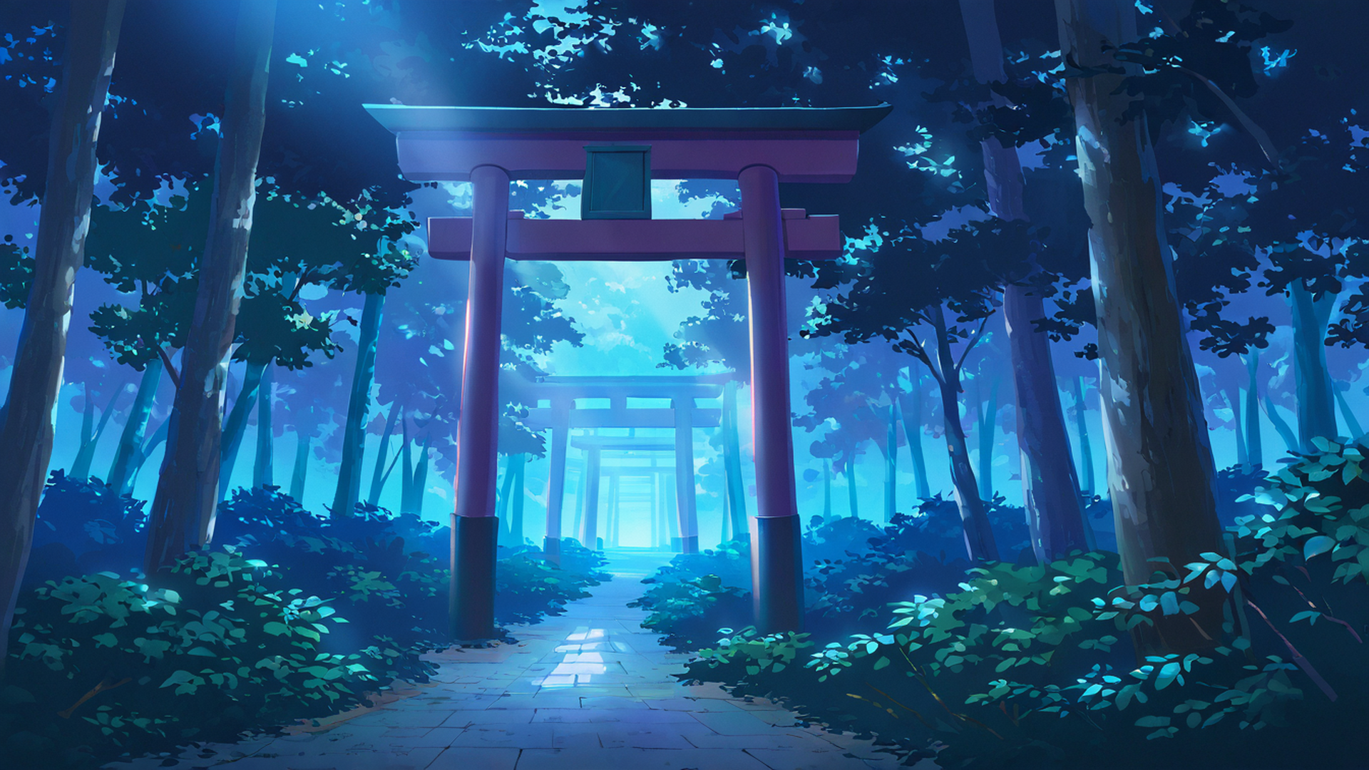 Shrine Torii Shrine Torii 1214992265 lofi anime wallpaper free download