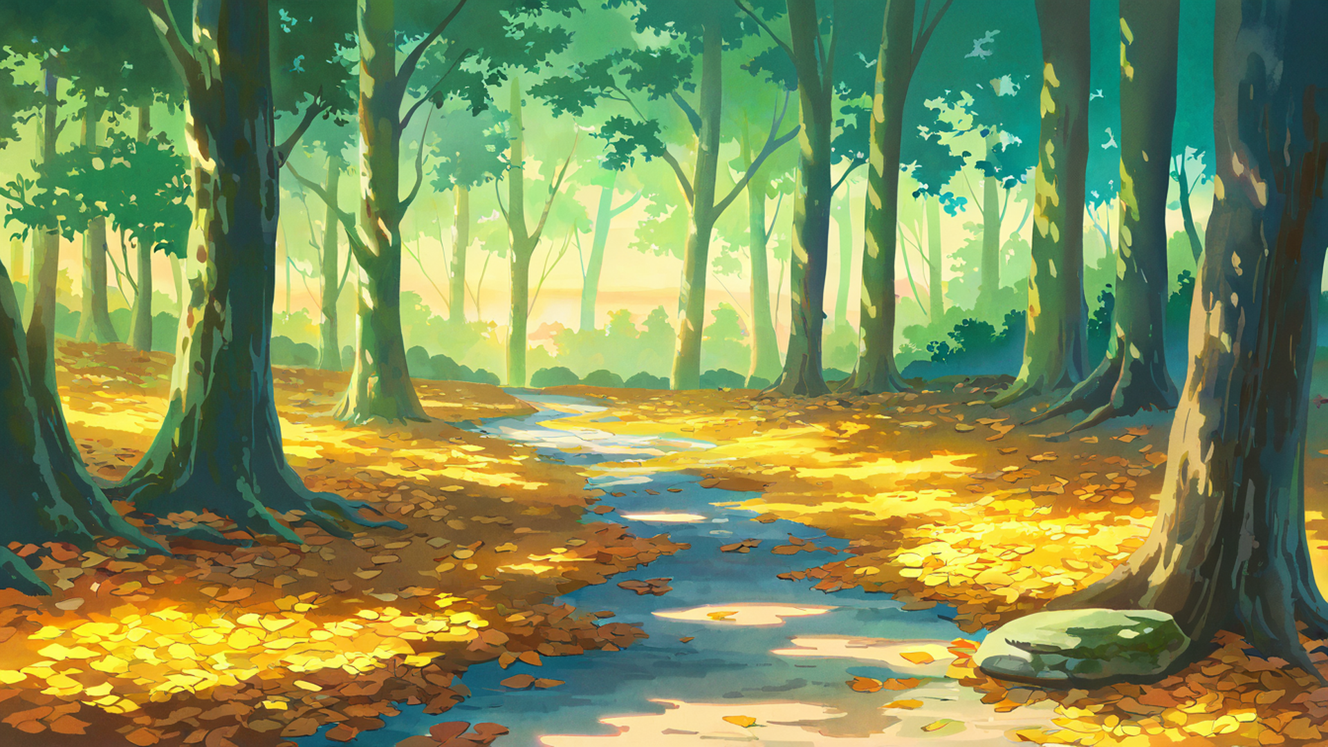 shrine torii lofi wallpaper