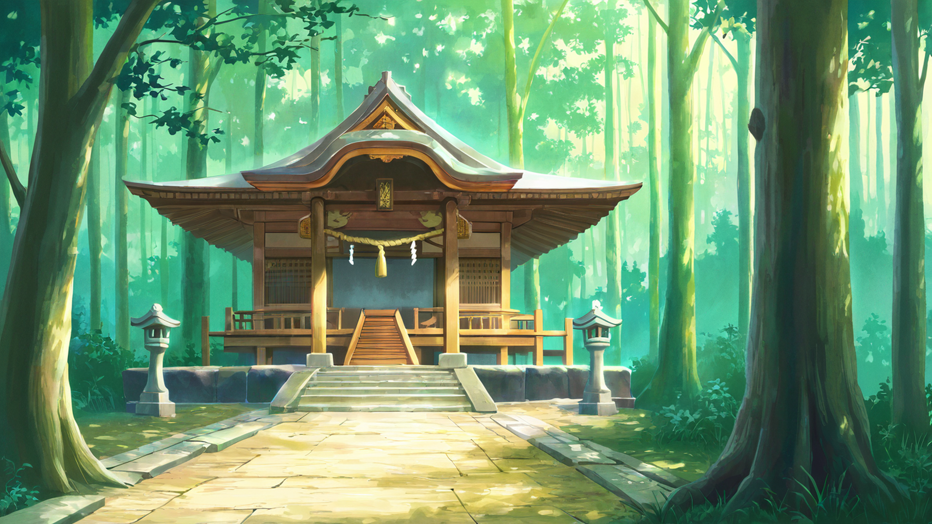 Shrine Torii Shrine Torii 2066447859 lofi anime wallpaper free download