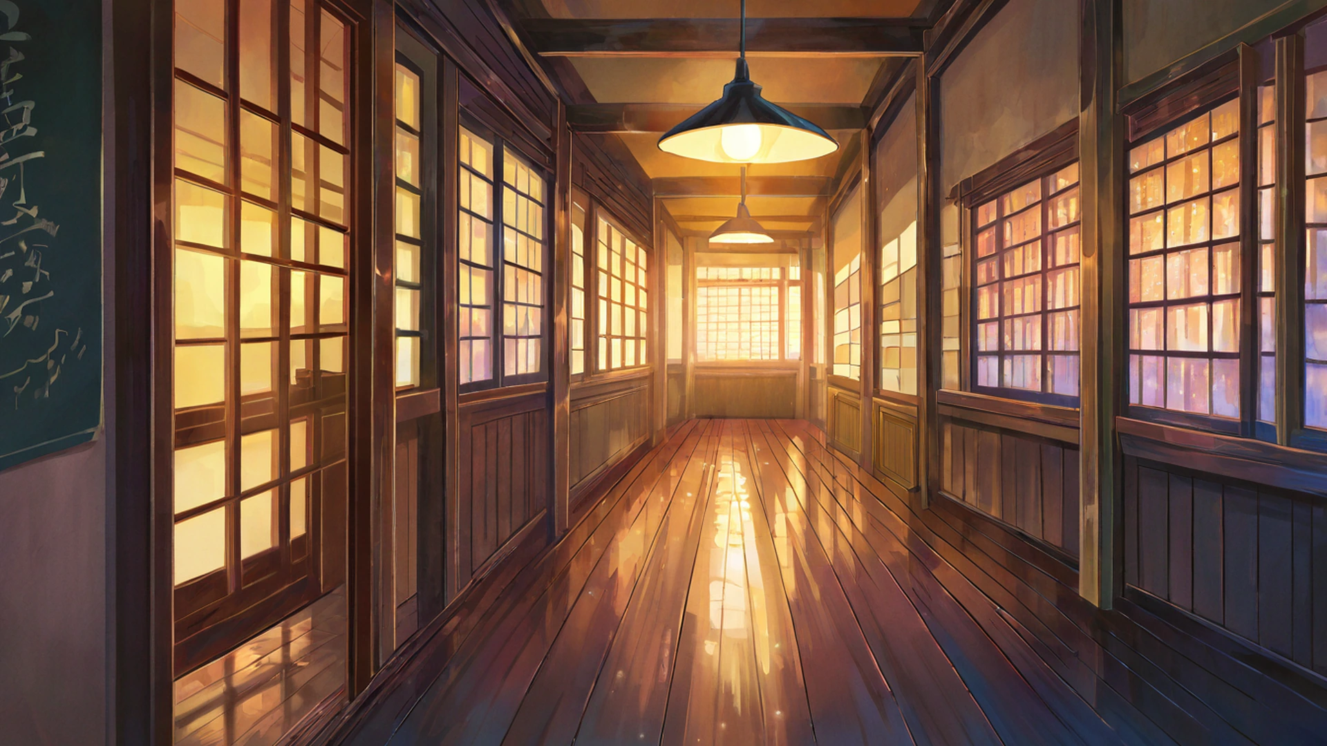 vinyl record shop lofi wallpaper