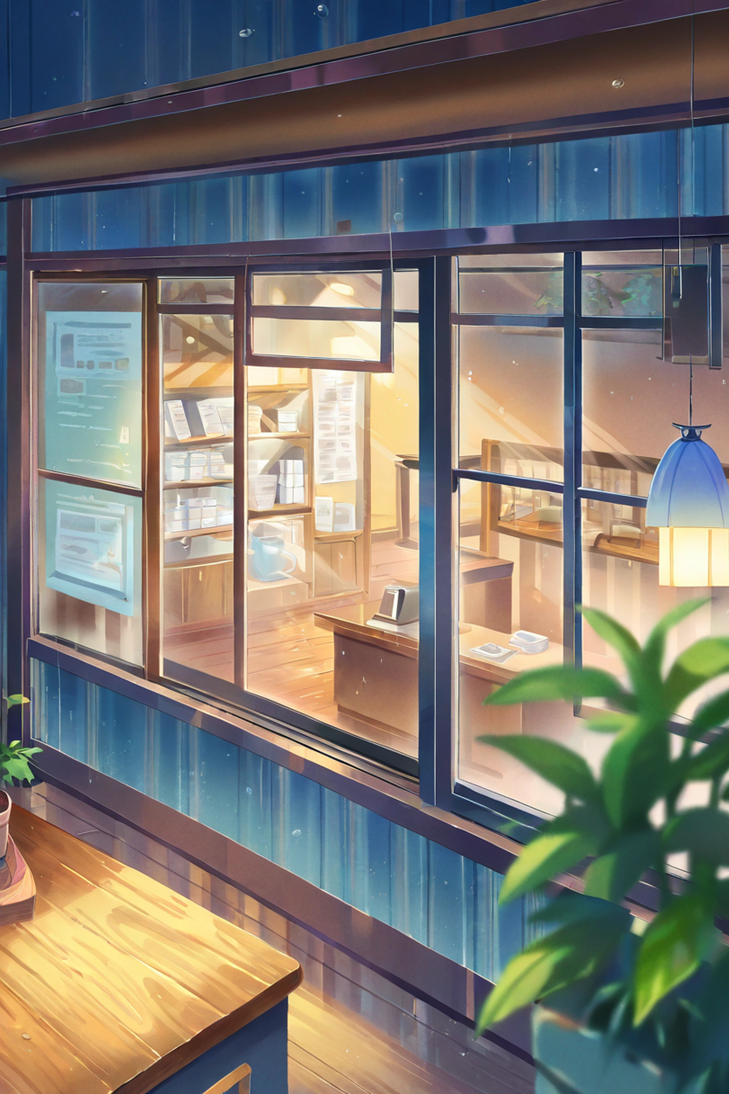 Coffee Shop Morning lofi wallpaper