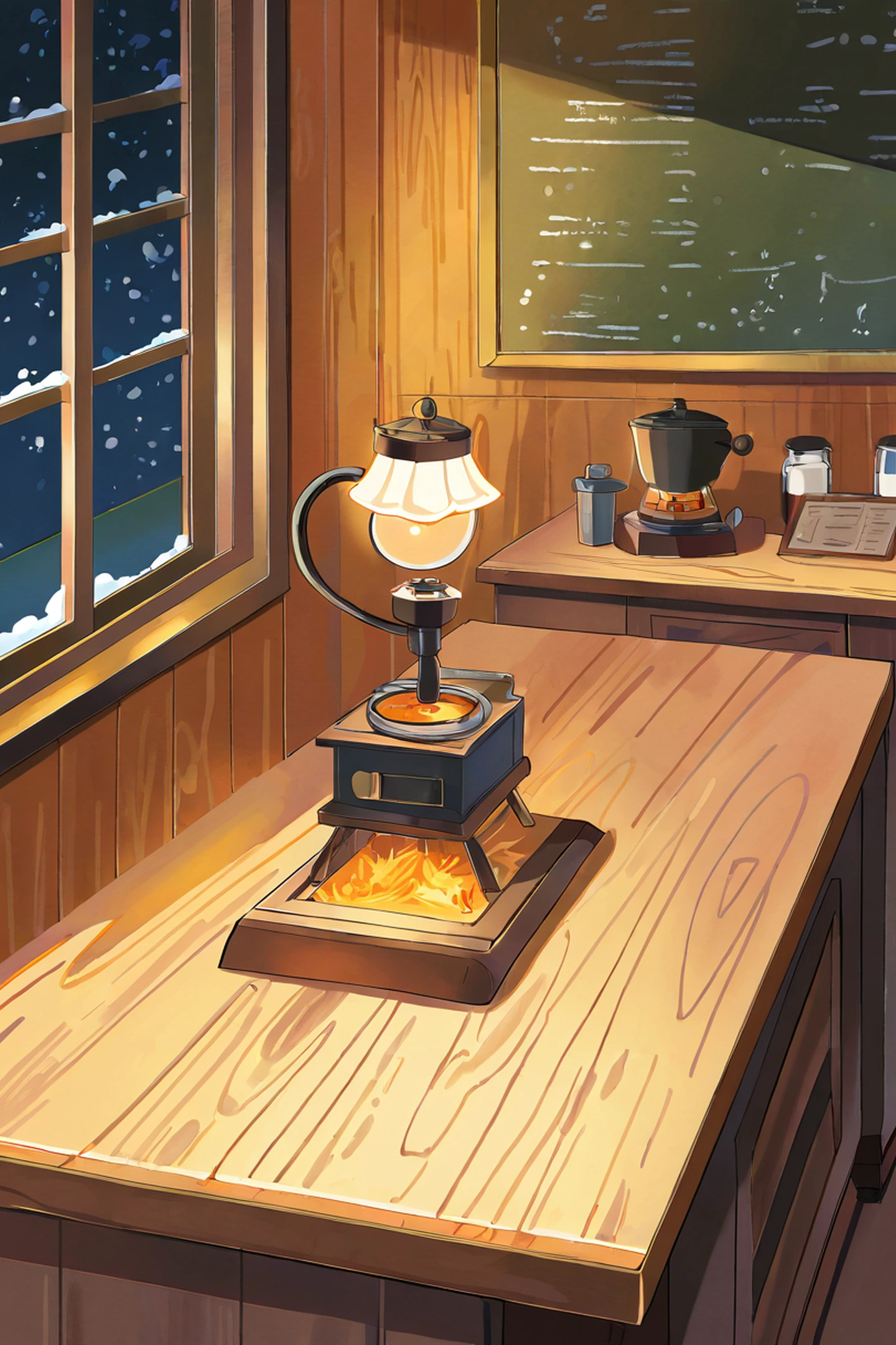 Coffee Shop Morning lofi wallpaper