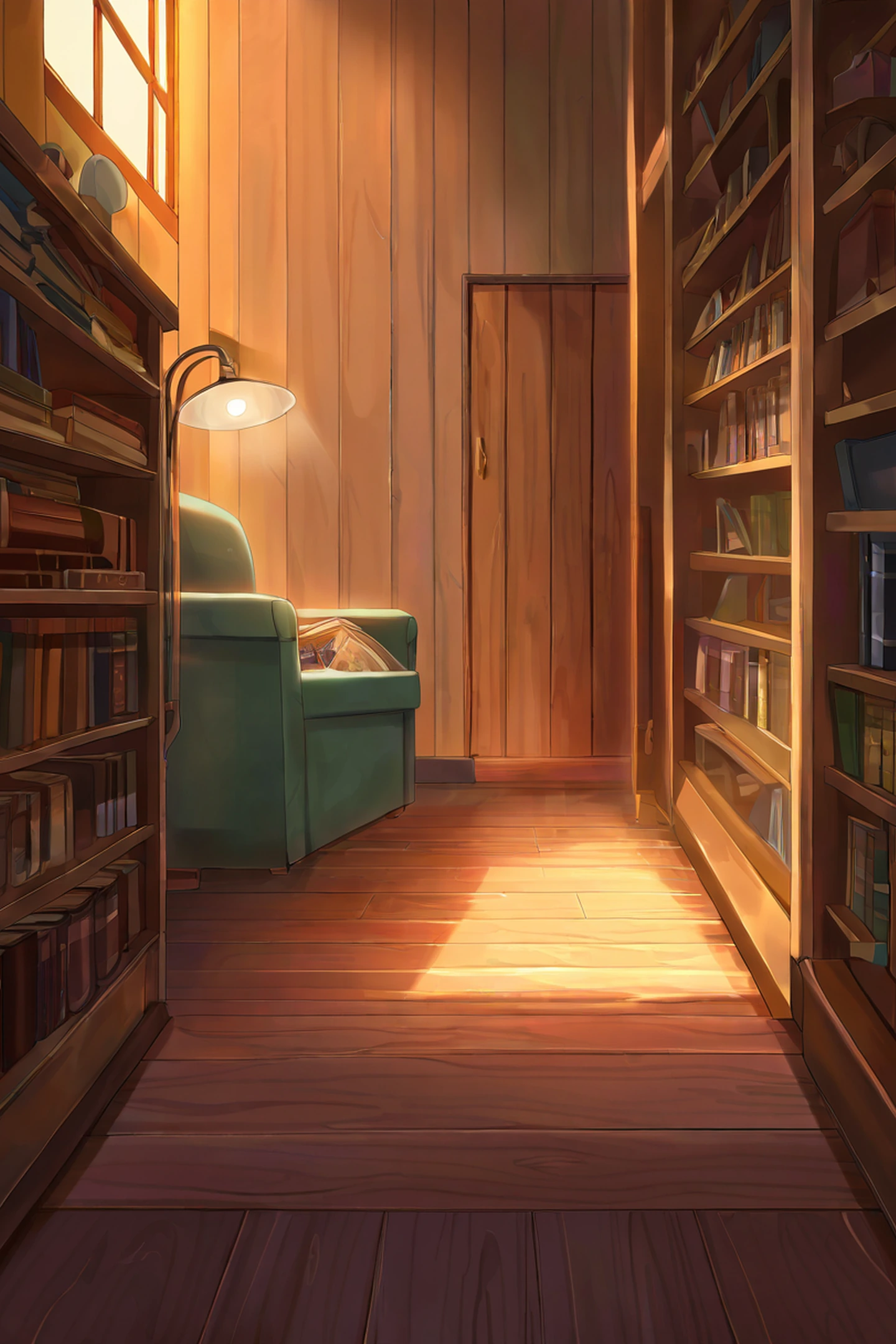 Cozy Bookshop lofi wallpaper