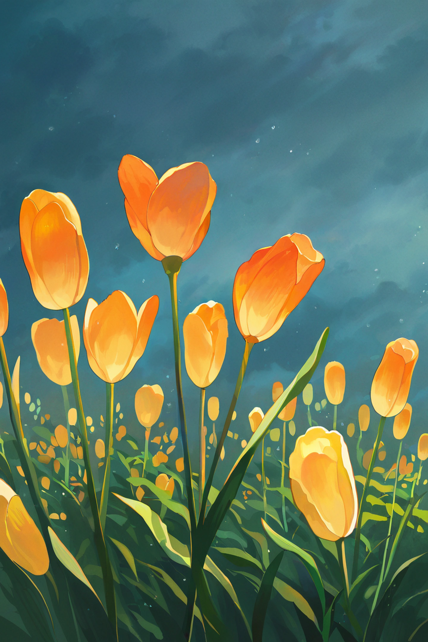 Greenhouse Morning lofi wallpaper