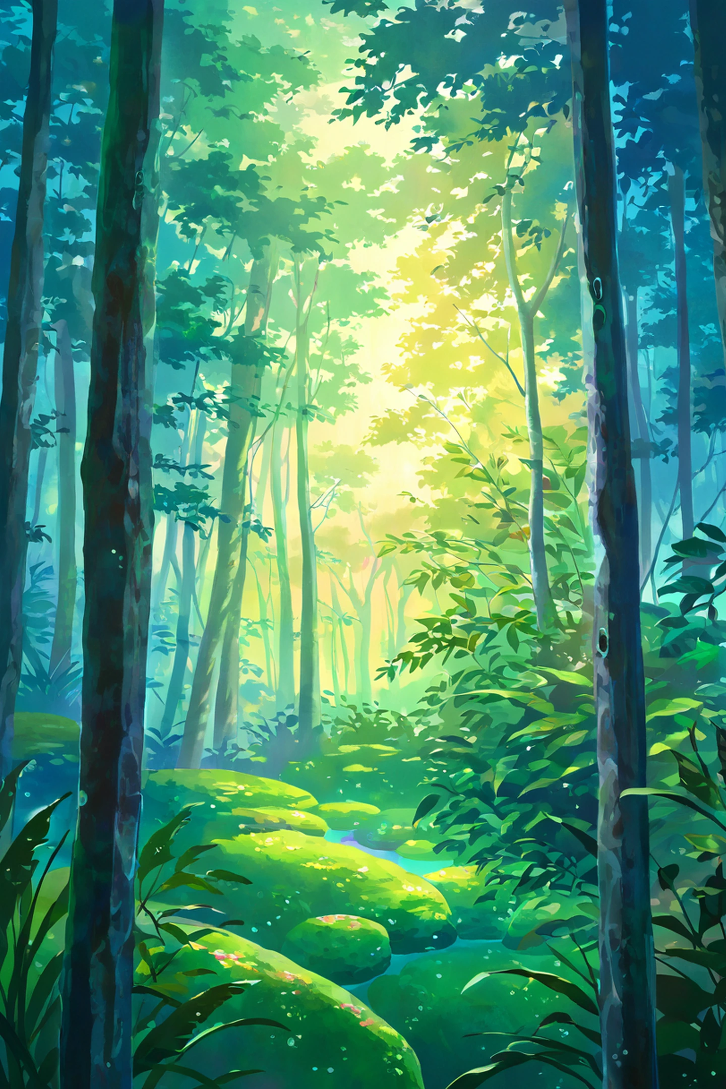 Greenhouse Morning lofi wallpaper