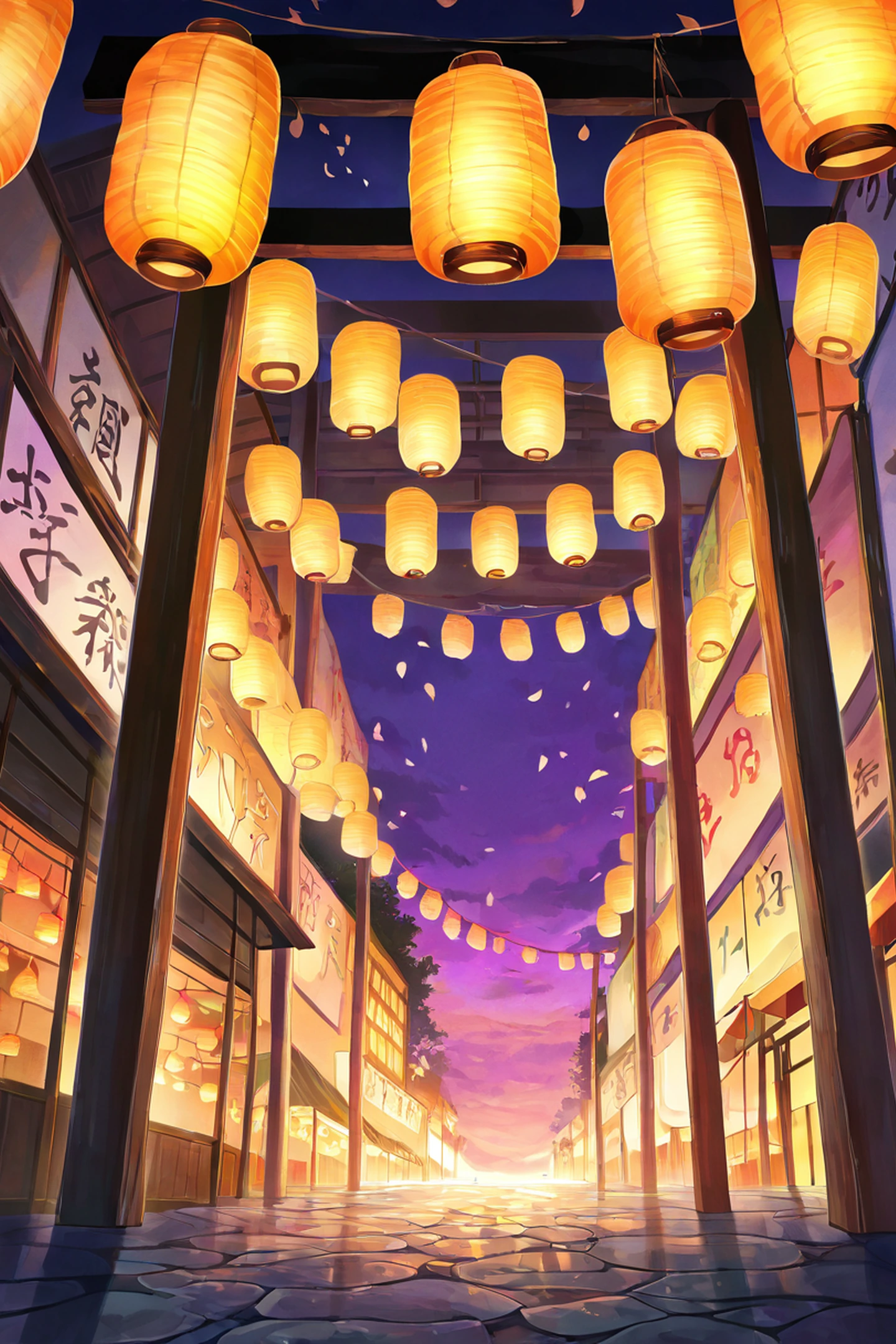 Lantern Festival Night lofi wallpaper