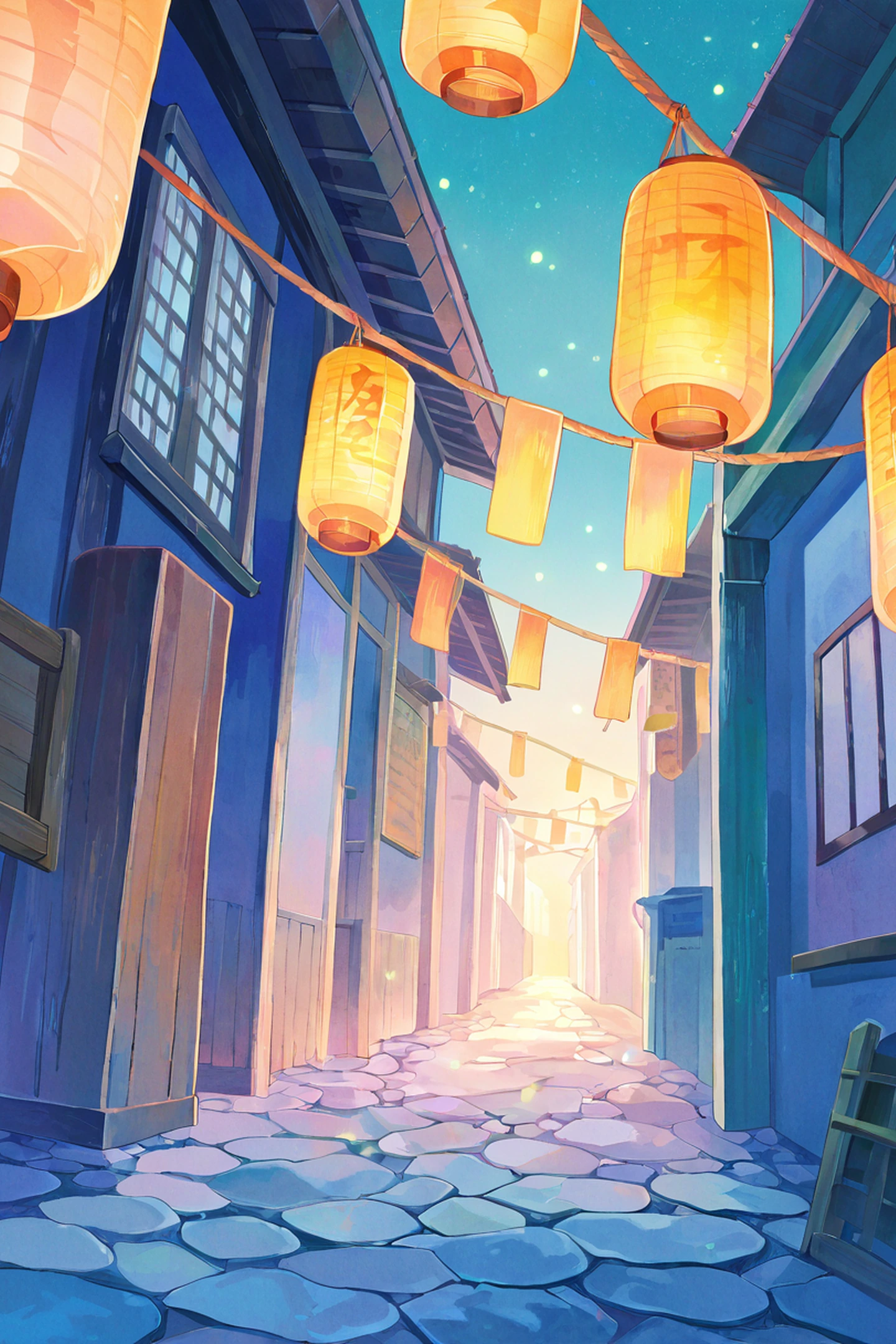 Lantern Festival Night lofi wallpaper