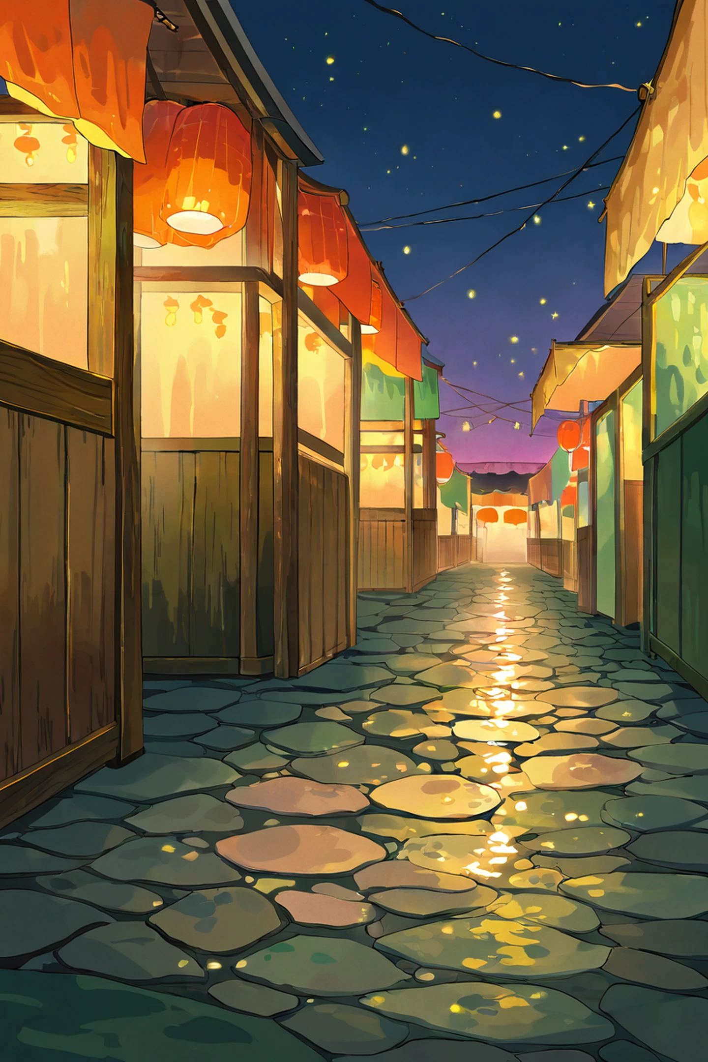Lantern Festival Night lofi wallpaper