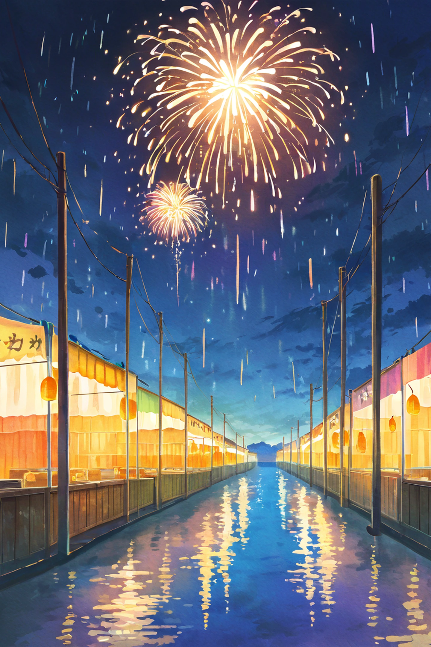 Lantern Festival Night lofi wallpaper