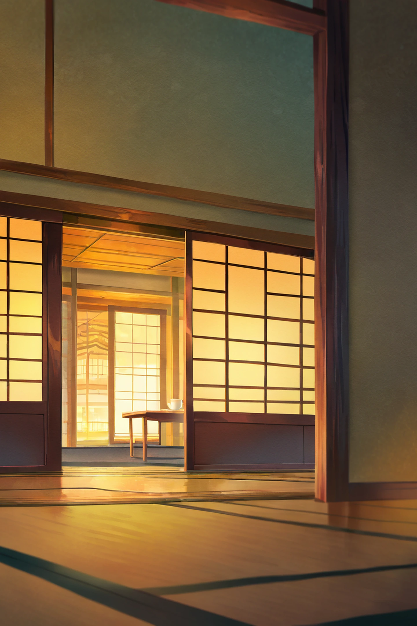 Rainy Porch Engawa lofi wallpaper