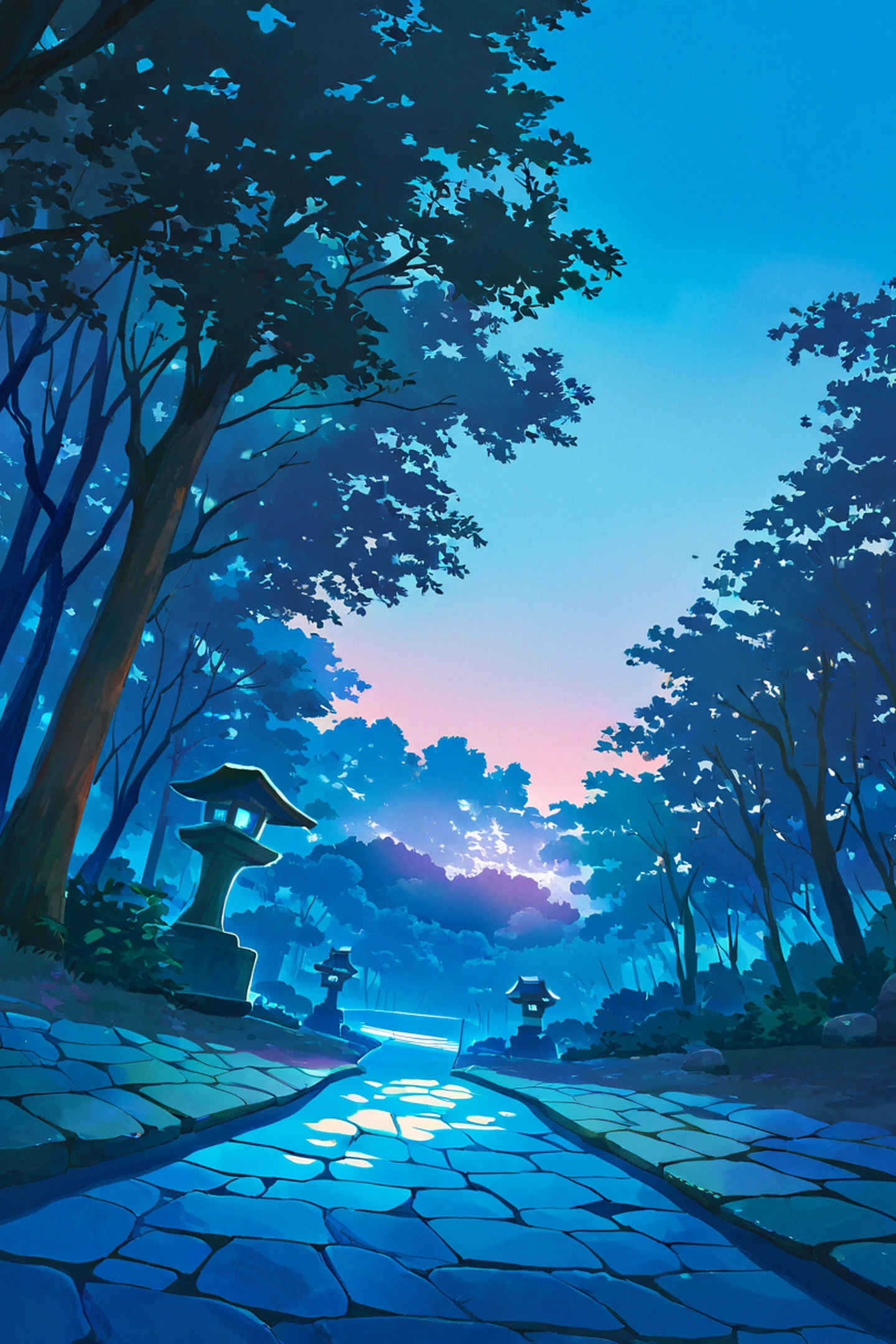 Shrine Torii lofi wallpaper