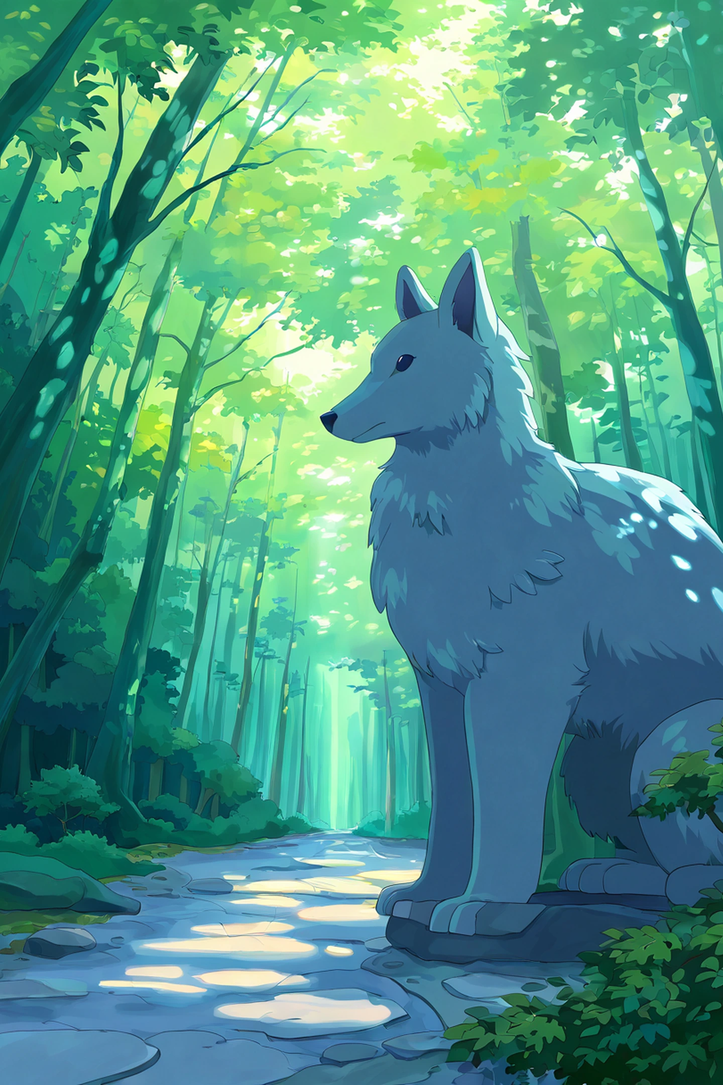 Shrine Torii lofi wallpaper