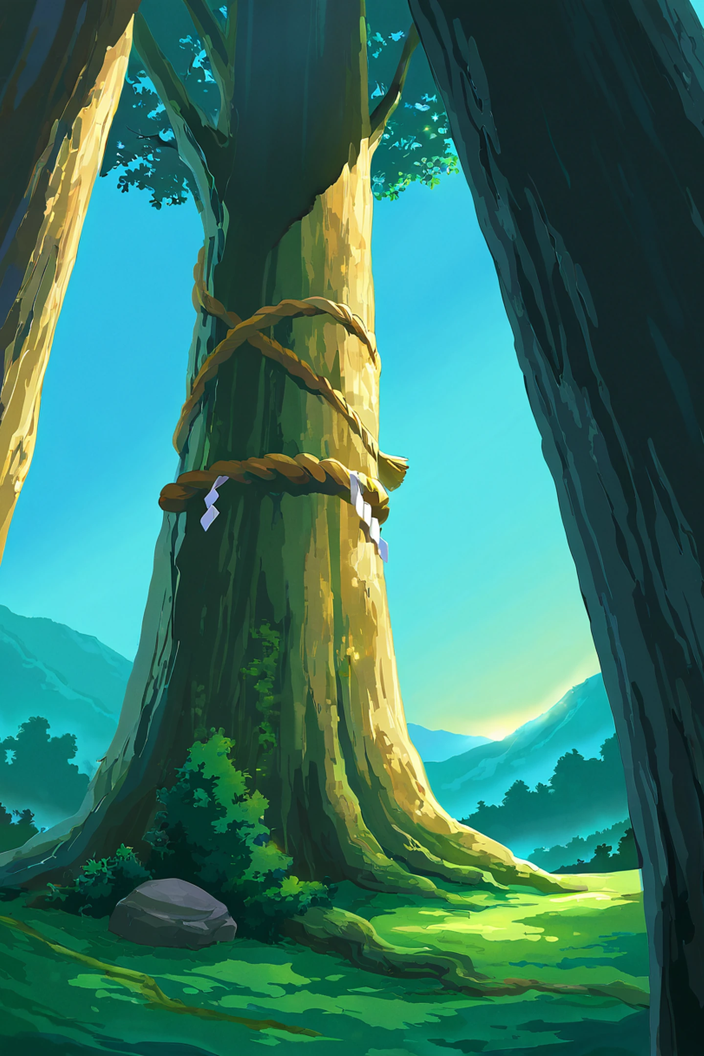 shrine torii lofi wallpaper