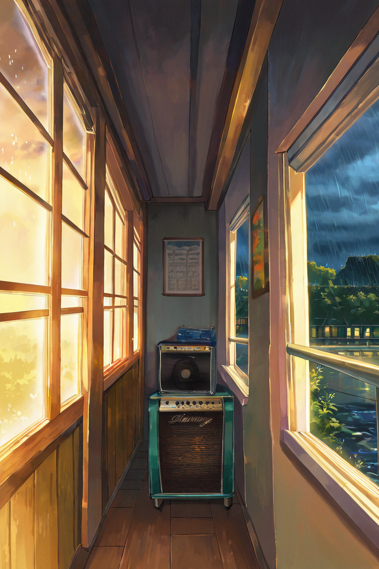 Vinyl Record Shop lofi wallpaper